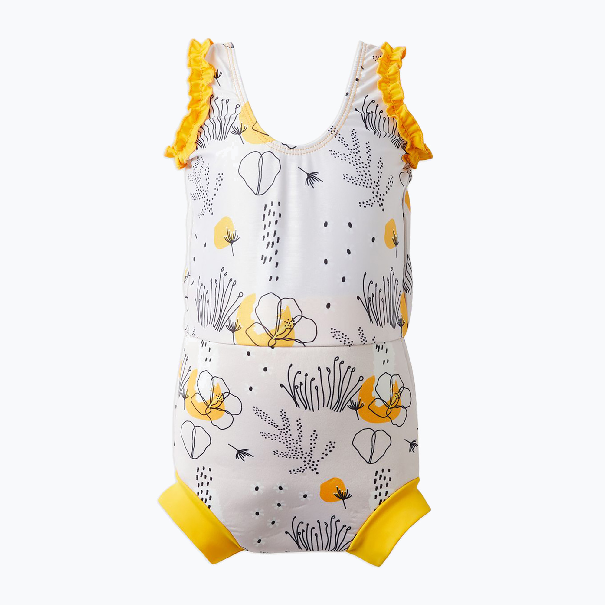 Costume intero per bambini Splash About Happy Nappy flowy meadow (6-14 M) (Happy Nappy Łąka CHNFMM)