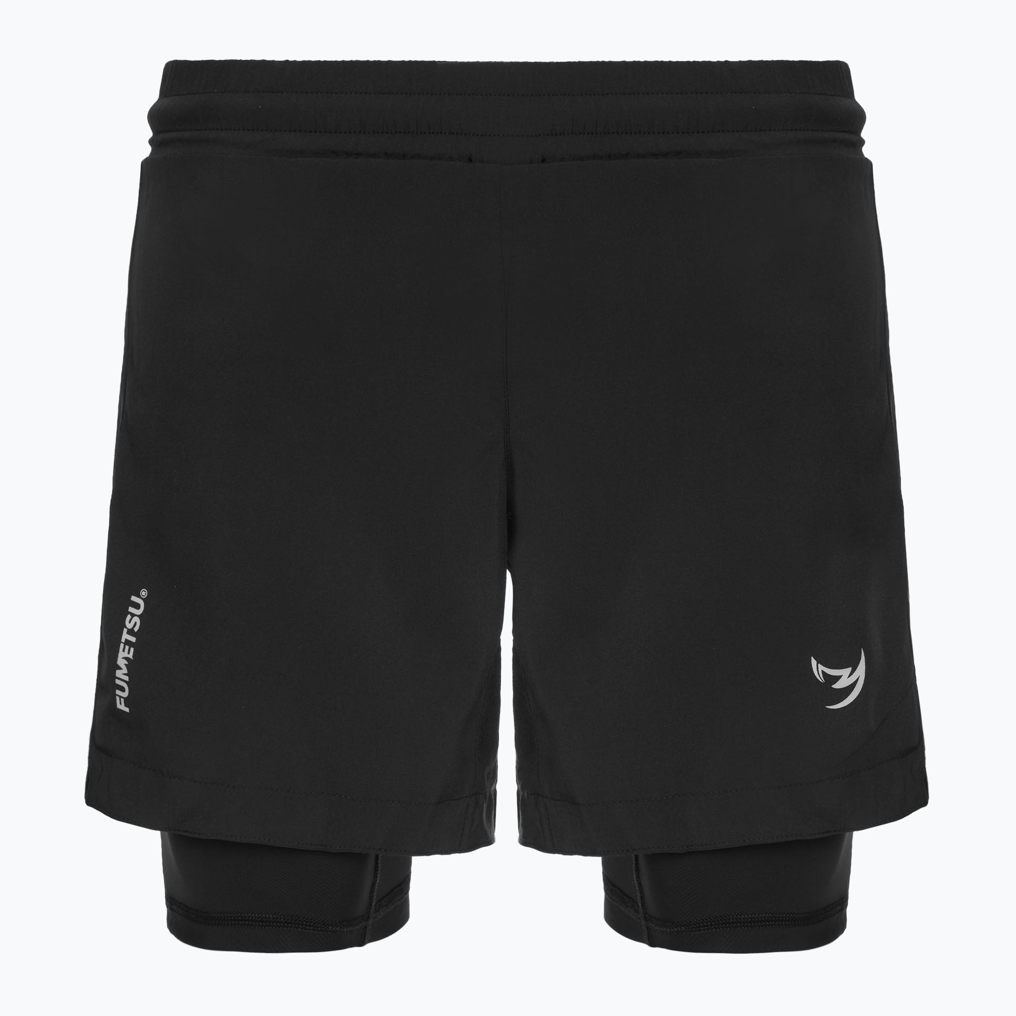 Pantaloncini da allenamento da uomo FUMETSU Origins Dual Layer nero (M) (Origins Dual Layer FUM-0270BK-2)