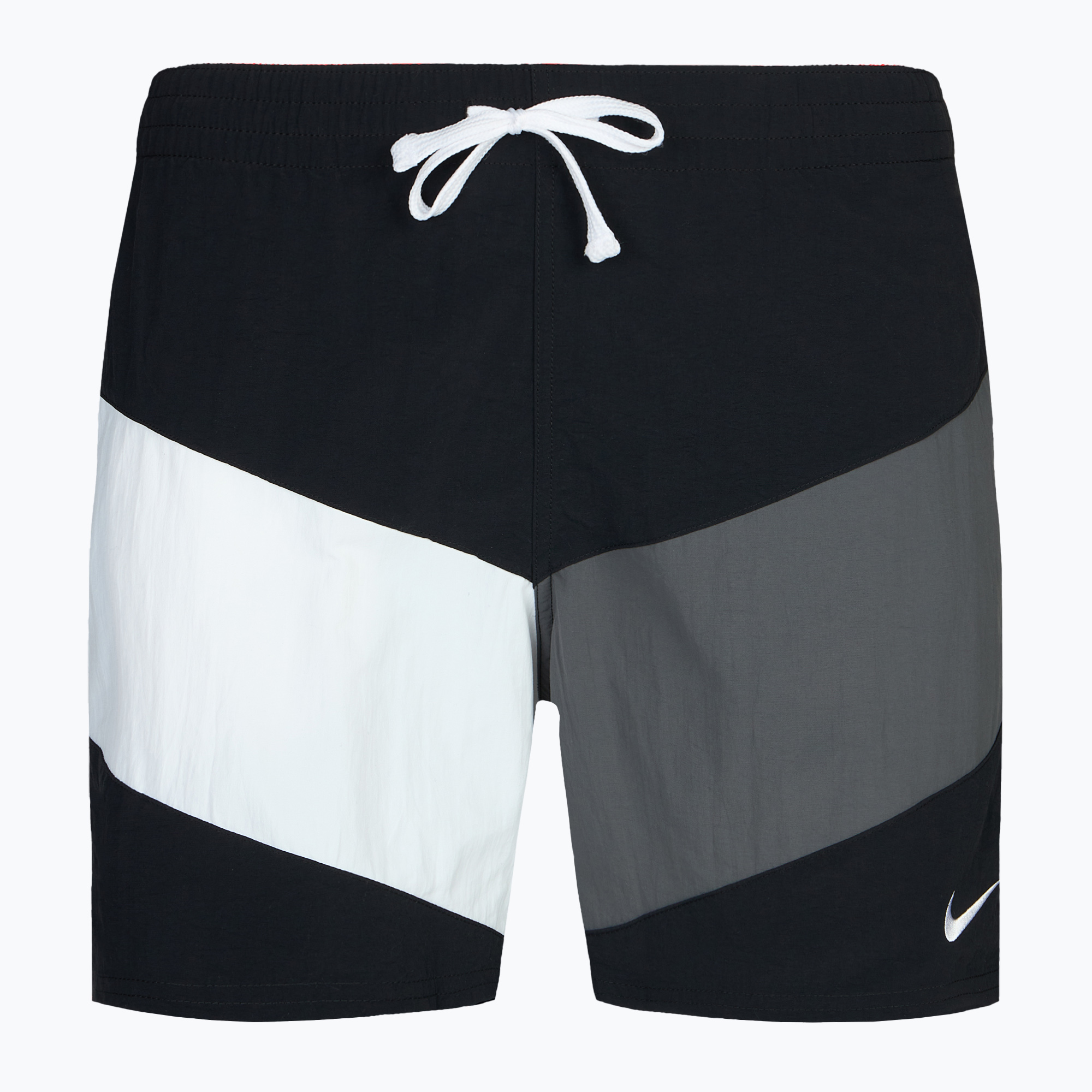 Pantaloncini da bagno Nike Multi Logo Vortex 5" Volley da uomo, nero (L) (Multi Logo Vortex 5" Volley NESSE508)
