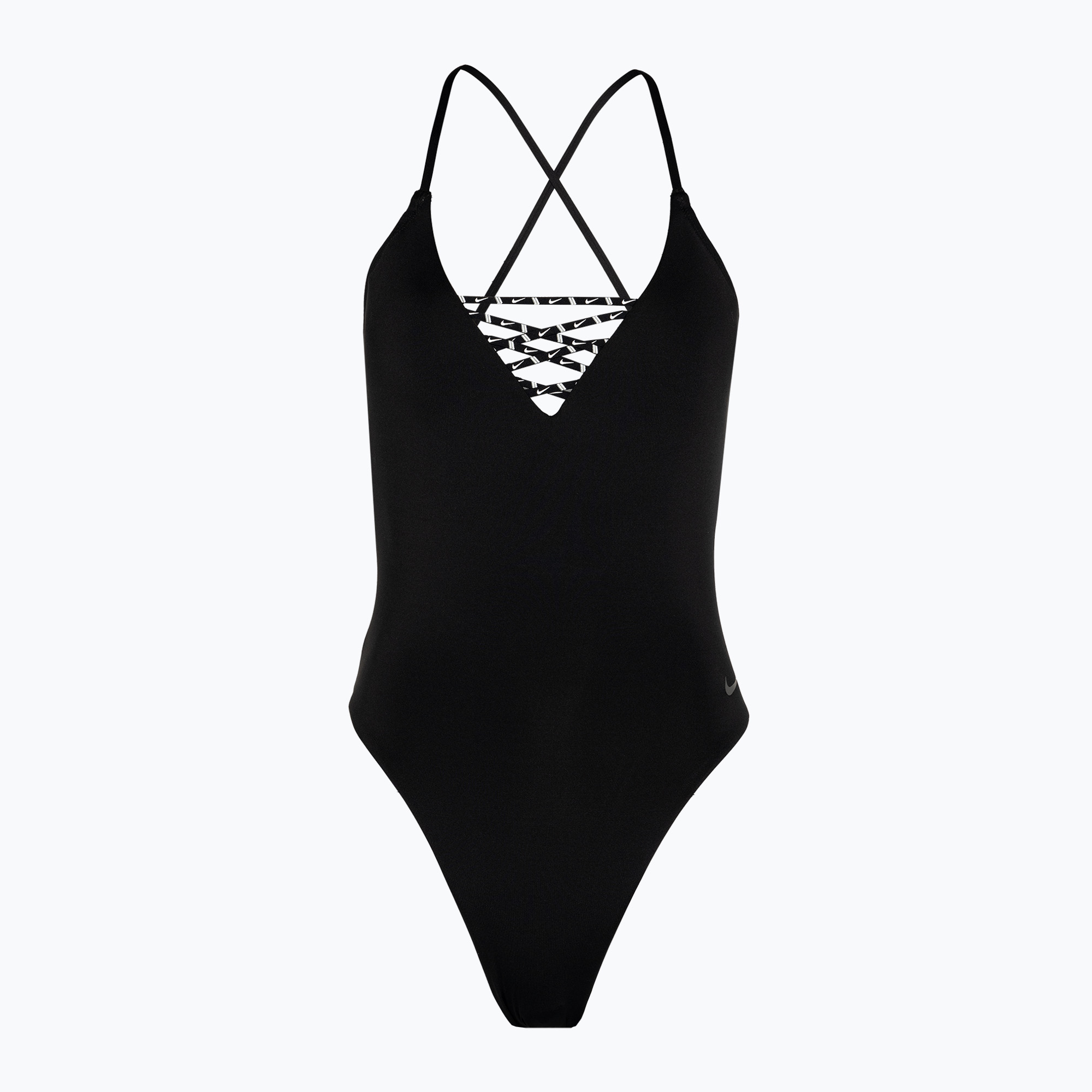 Costume intero da donna Nike Sneakerkini 2.0 Croccback nero (S) (Sneakerkini 2.0 Croccback NESSE238)