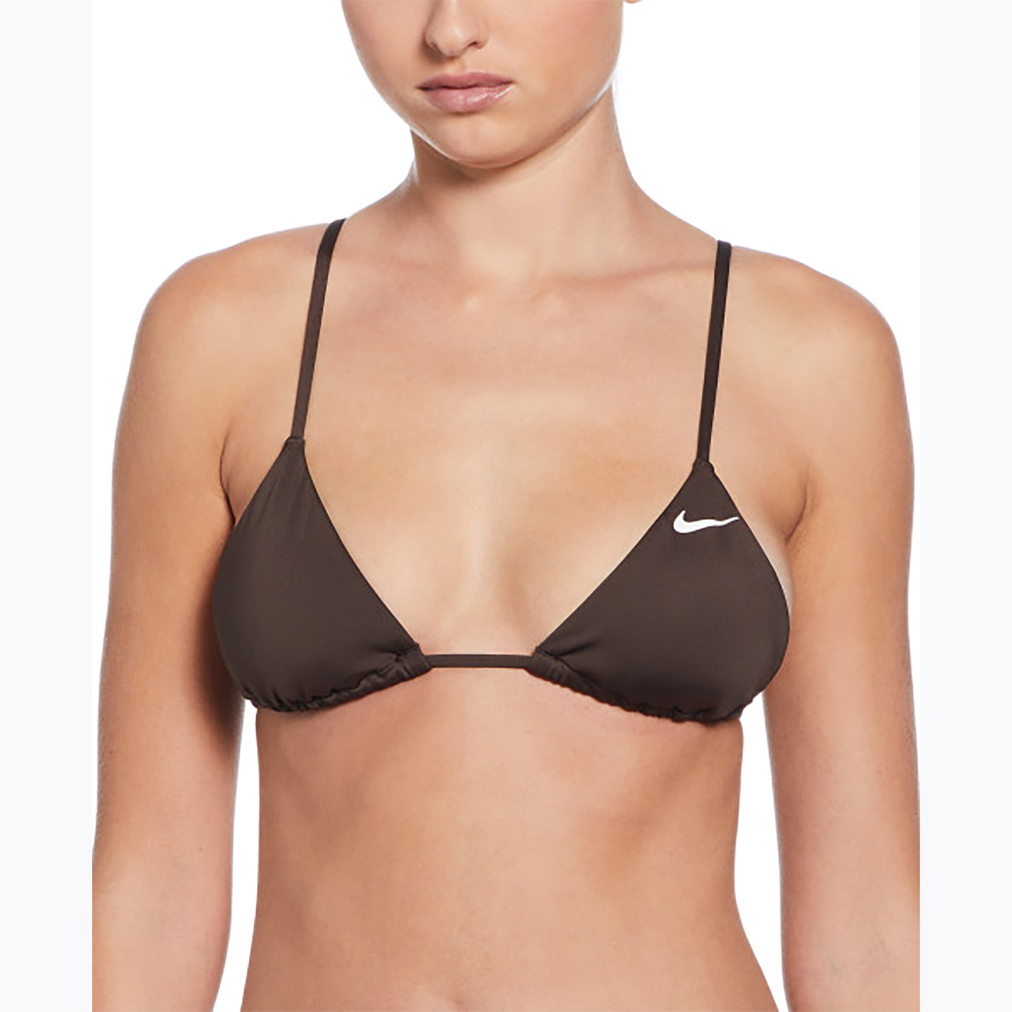 Nike Essential Triangle Bikini top costume da bagno marrone barocco (XL) (Essential Triangle Bikini NESSF239-206)