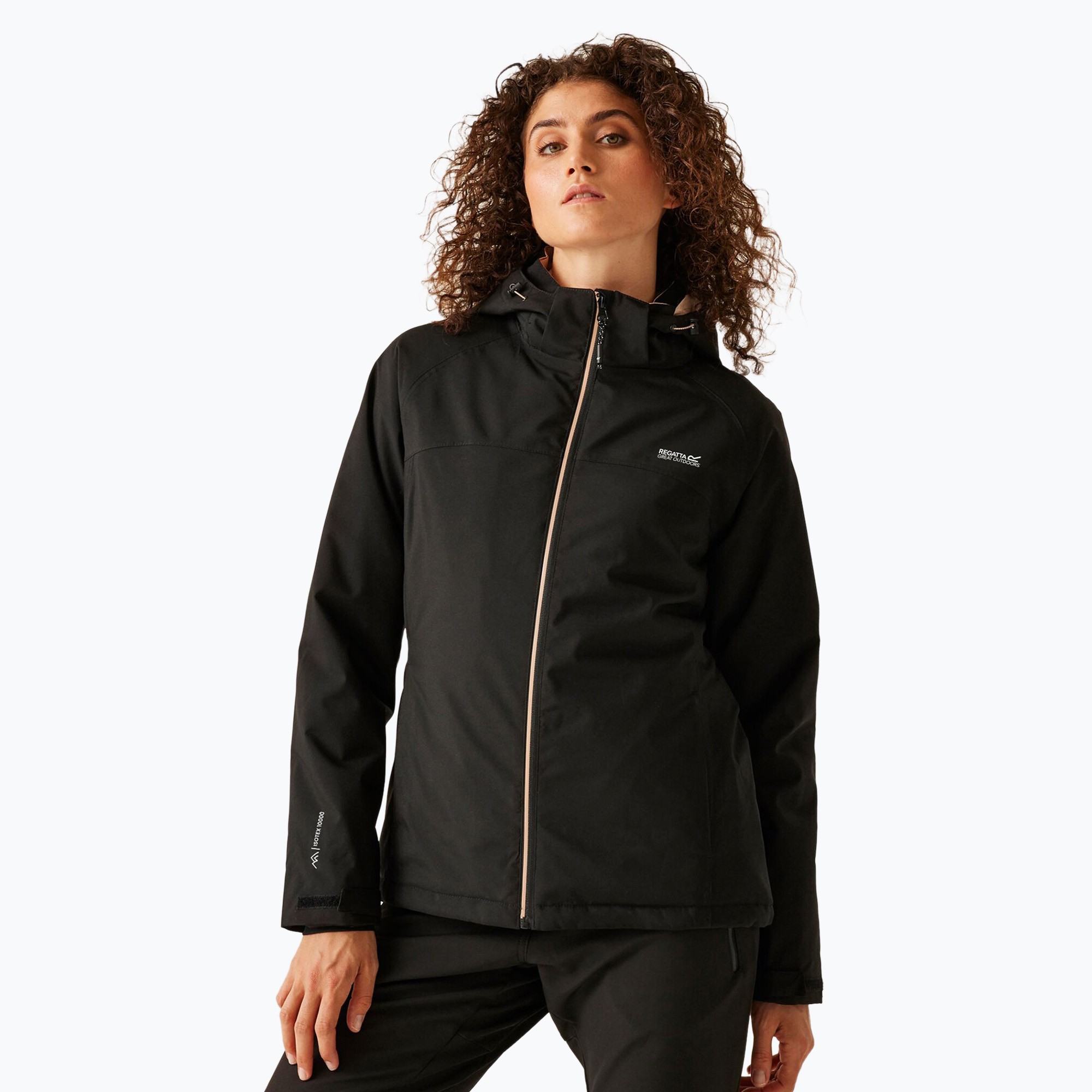 Piumino donna REGATTA Frelton nero/taupe caldo (8) (Frelton RWP401-AFR)