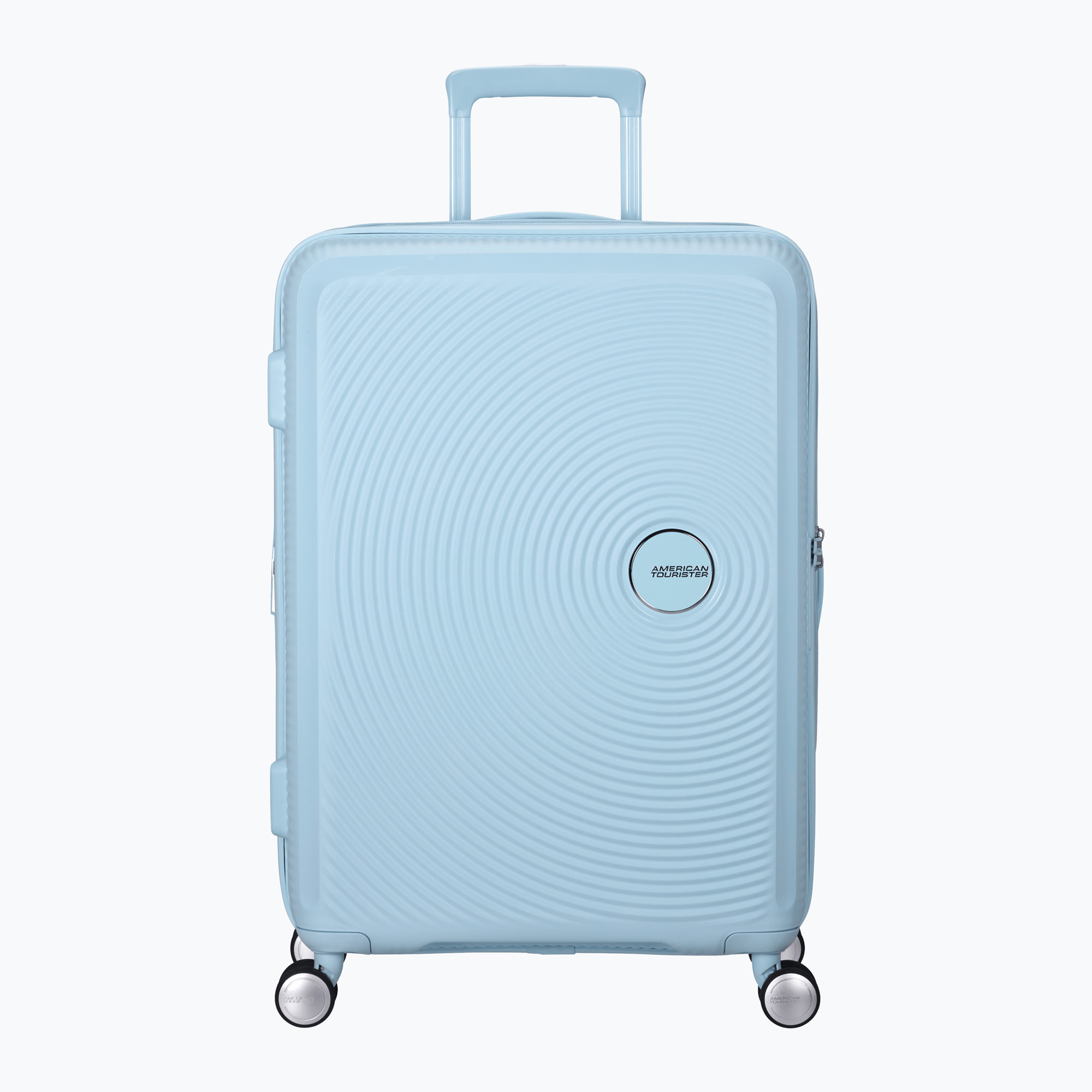 Valigia da viaggio American Tourister Soundbox 81 l blu pastello (71.5/81 l) (Soundbox 88473)