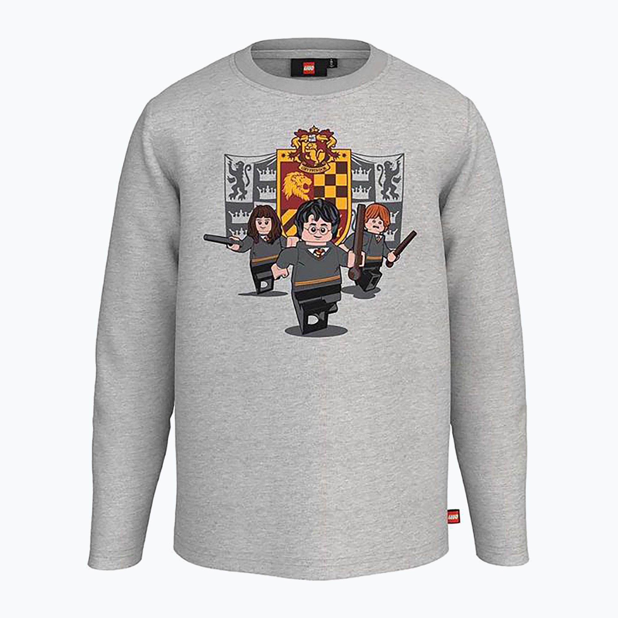 LEGO Lwtaylor 117, bambino, manica lunga grigio/melange (110) (Lwtaylor 117 12010783)