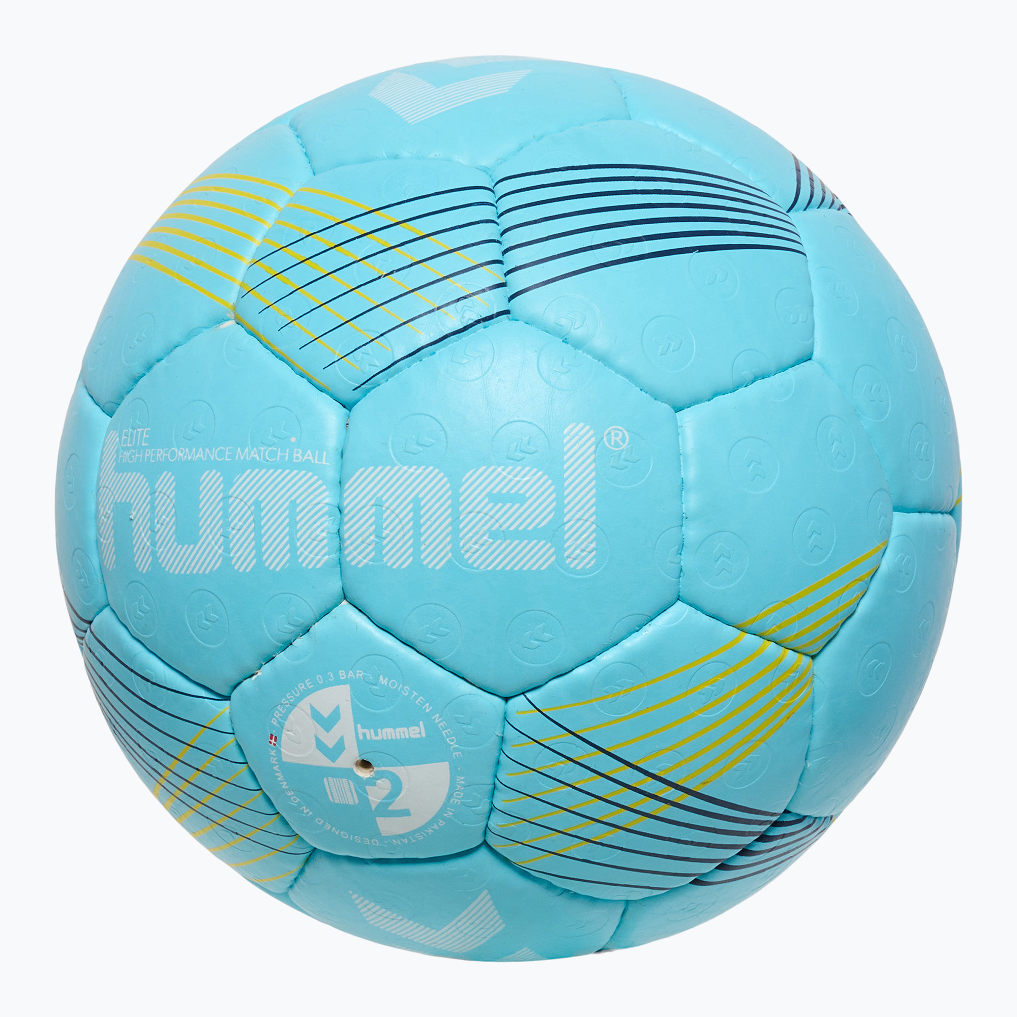 Hummel Elite HB pallamano blu/bianco/giallo taglia 2 (2) (Elite HB 212549-2)