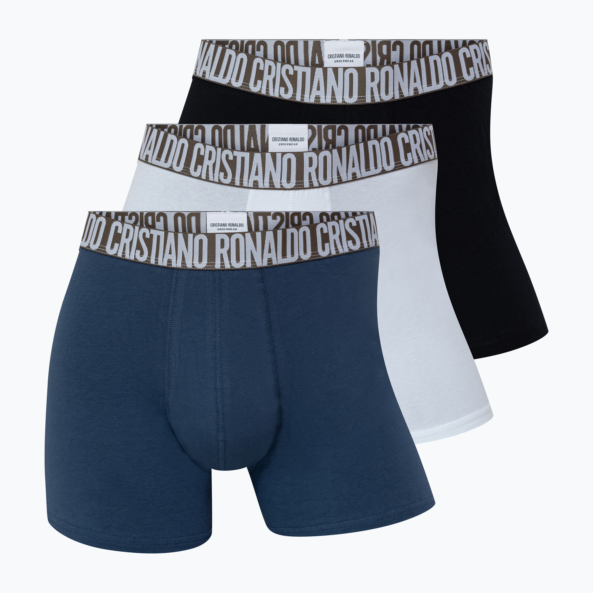 Boxer CR7 Basic Trunk da uomo 3 paia 2764 multicolore (S) (Basic Trunk 300-8100-4900-2764)