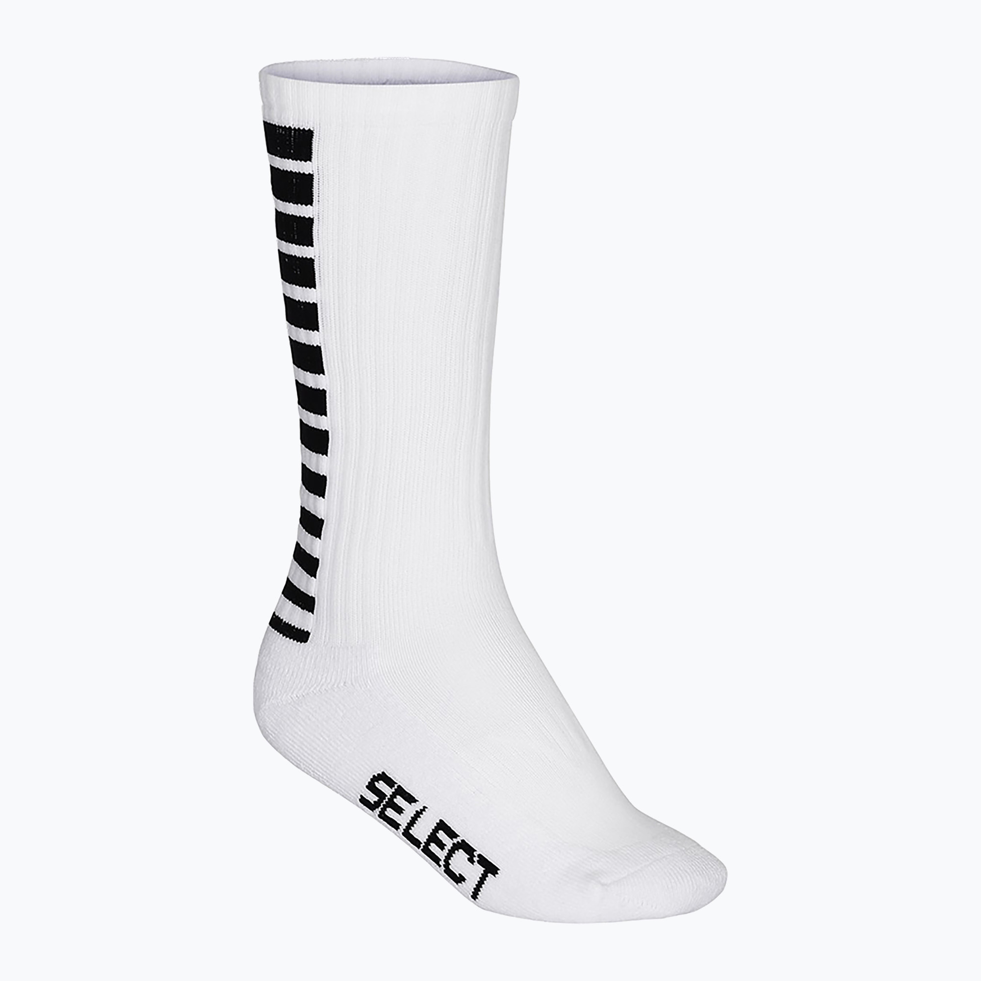 SELECT Calze lunghe a righe bianche (46-48 EU) (Striped Long 650045)