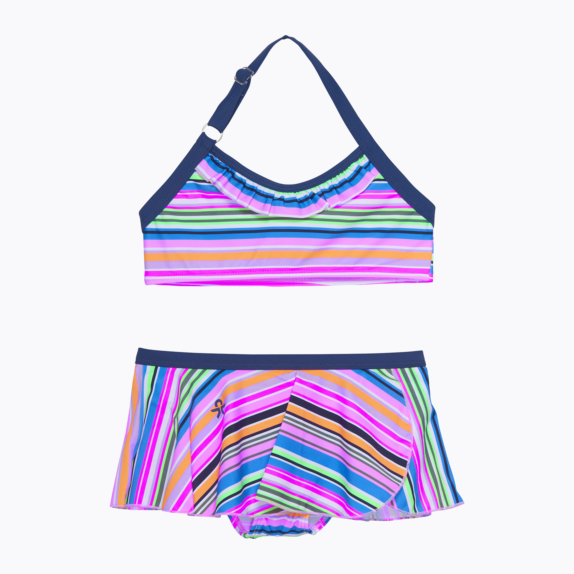 Costume da bagno a due pezzi per bambini Color Kids Skirt AOP Bikini azzurro/blu