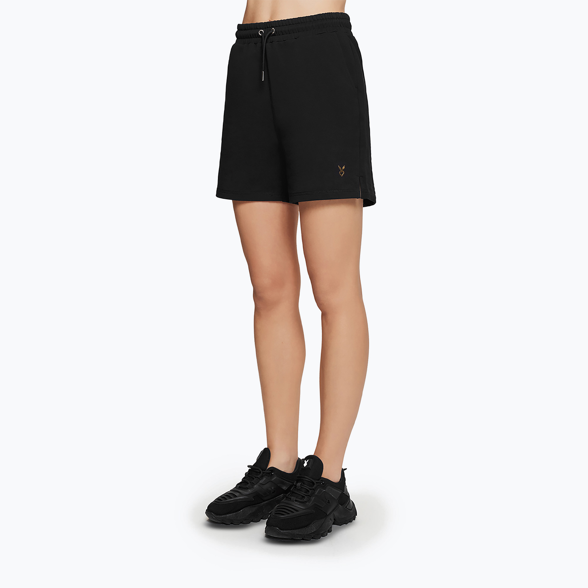 Pantaloncini da allenamento Cardio Bunny Muggy da donna, nero (S) (Muggy CB-H24-301A)