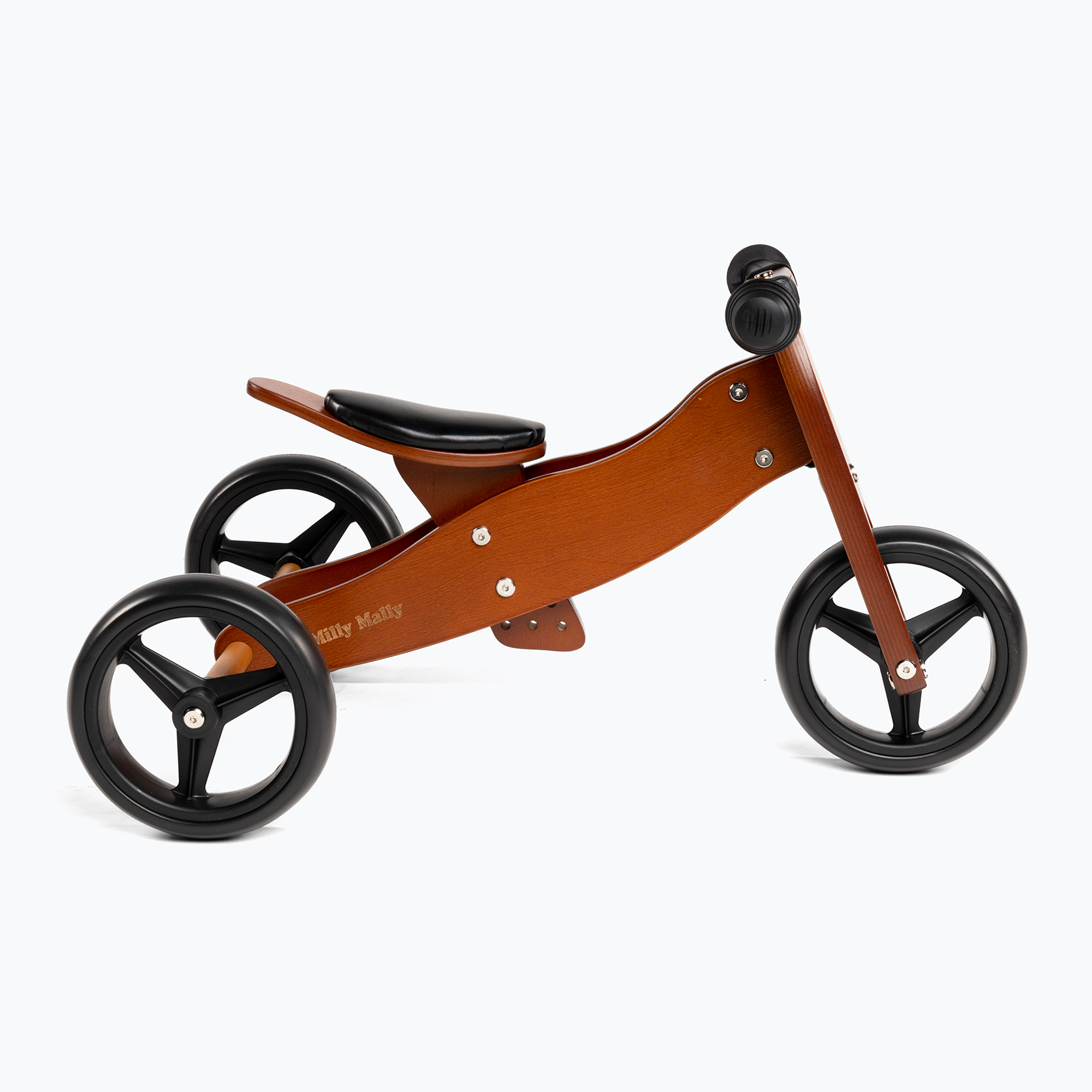 Milly Mally Jake, triciclo da fondo naturale scuro (Jake 2739)