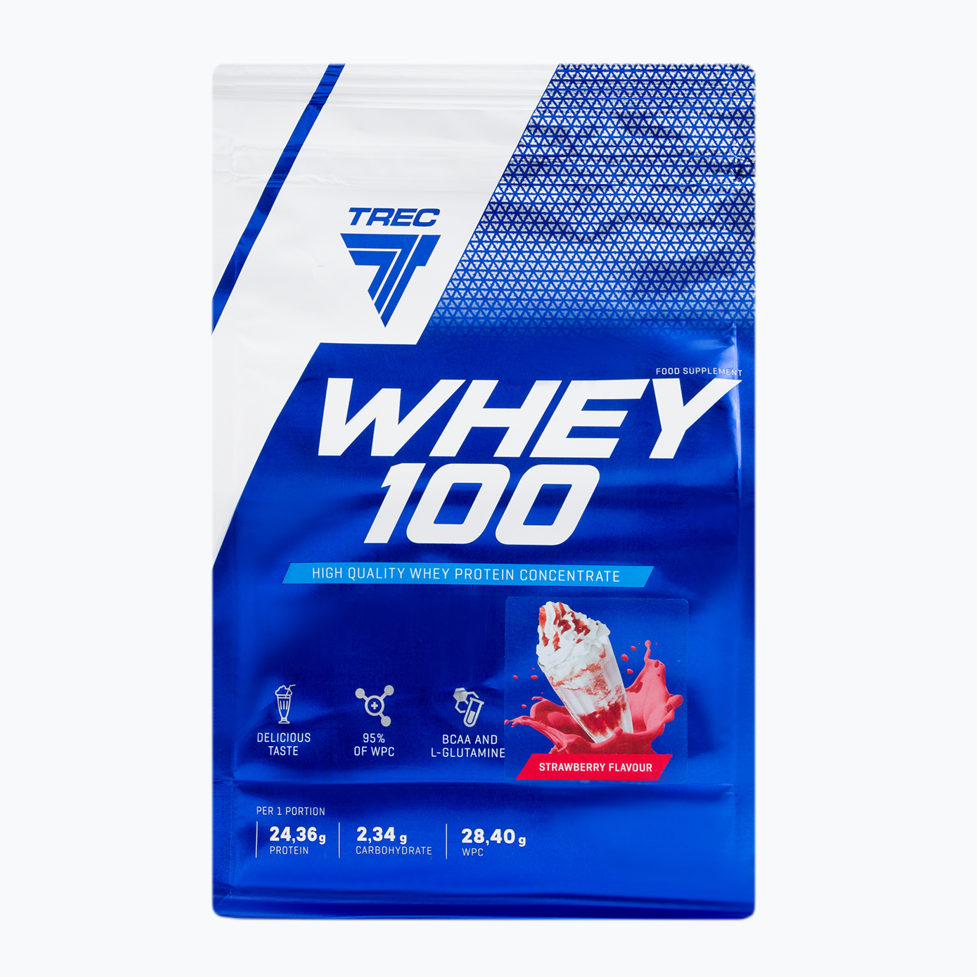Siero di latte Trec 100 Fragola 700 g (700 g) (Whey 100 TRE/896#TRUSK)