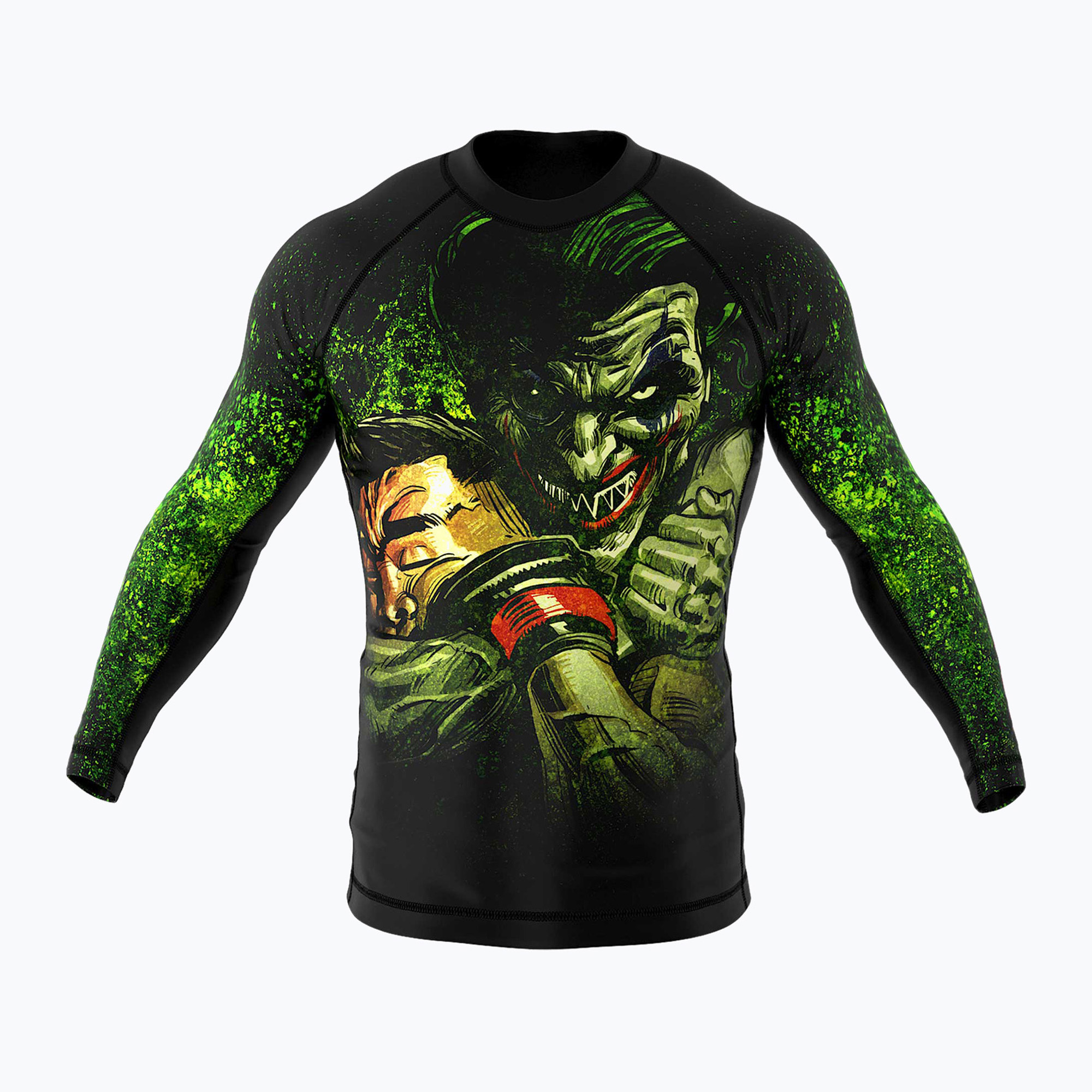 SMMASH The Choker, rashguard a maniche lunghe da uomo di colore verde (XL) (The Choker RSO3-001-CHOKER-EUA)