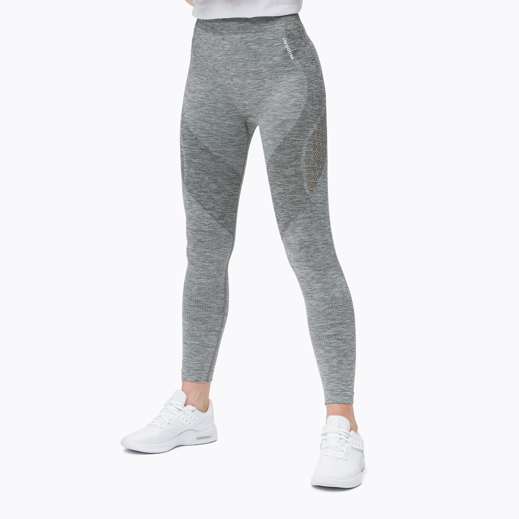 Leggings donna Carpatree Phase Senza cuciture grigio melange (XS) (Phase Seamless CP-PSL-MG)
