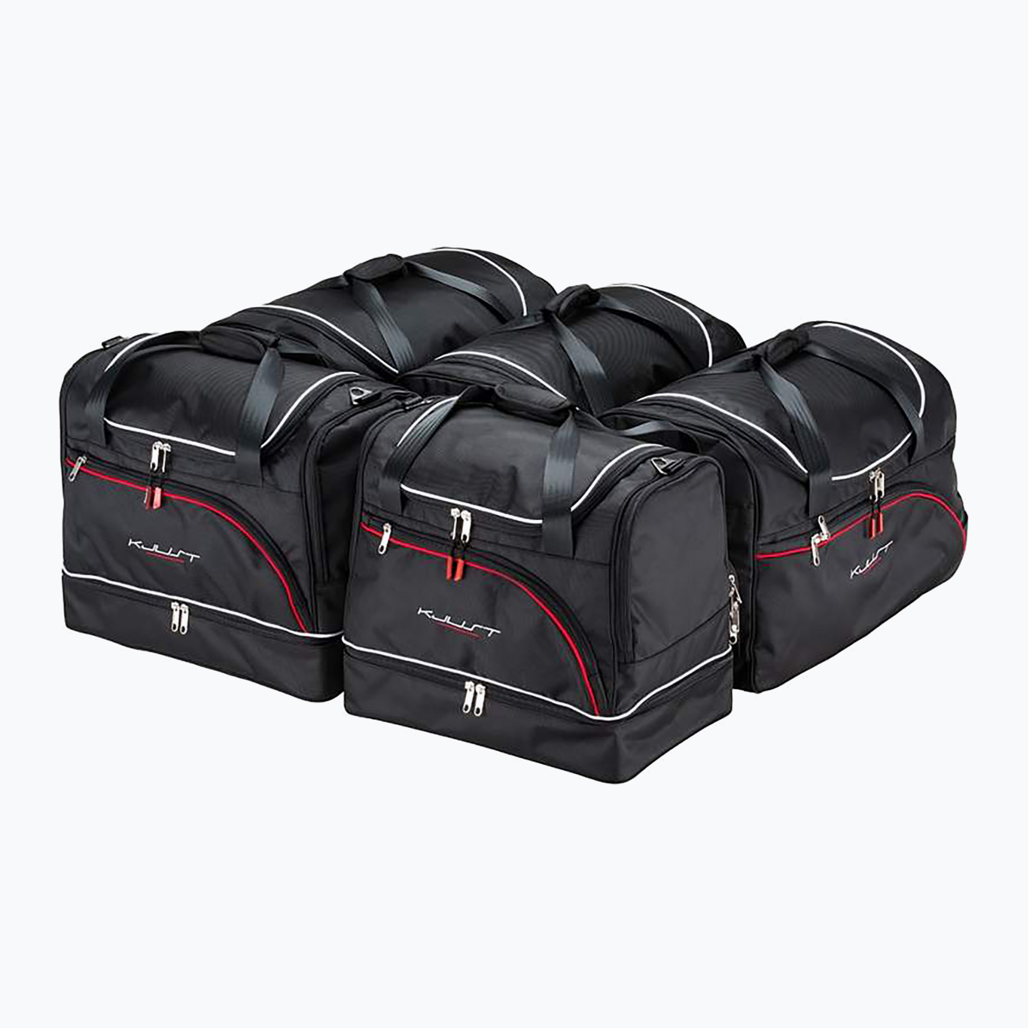 Set di borse portabagagli KJUST Dacia Logan MCV 2013-2020 5 pezzi nero (Dacia Logan MCV 7011004)