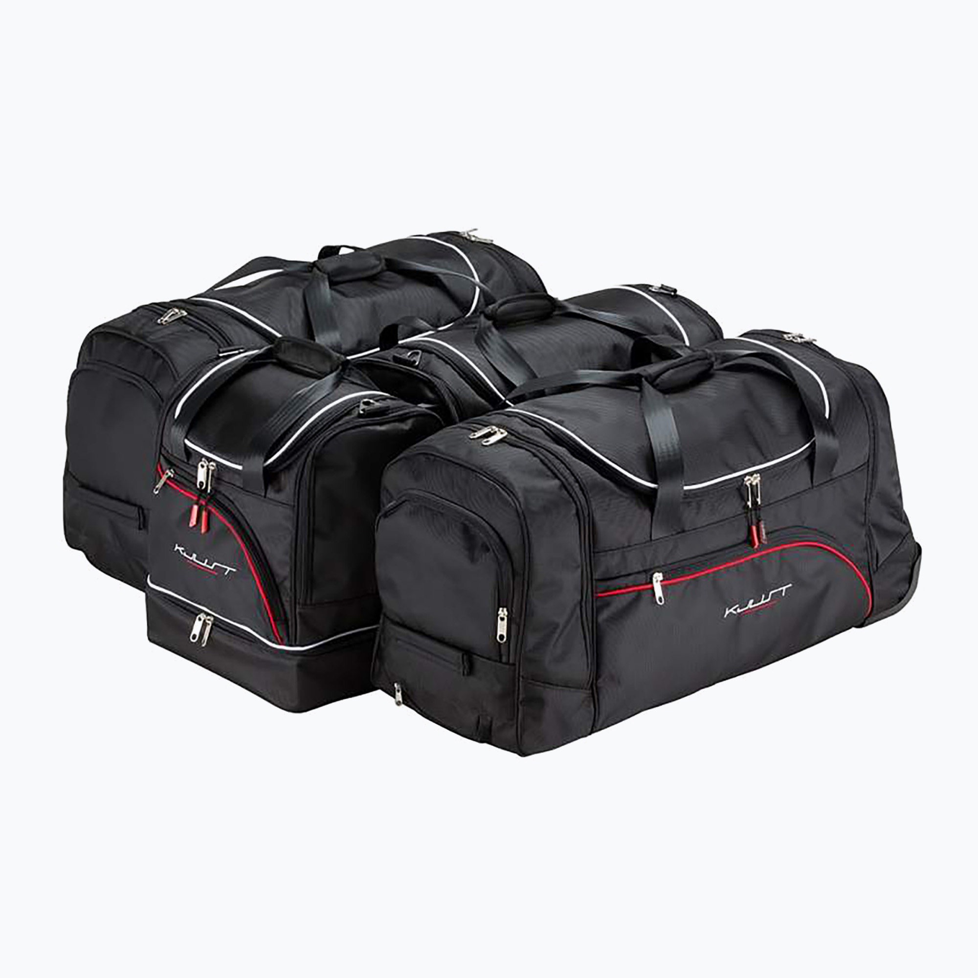 KJUST Kia Sportage 2010-2016 set di borse per bagagliaio 4 pezzi nero.