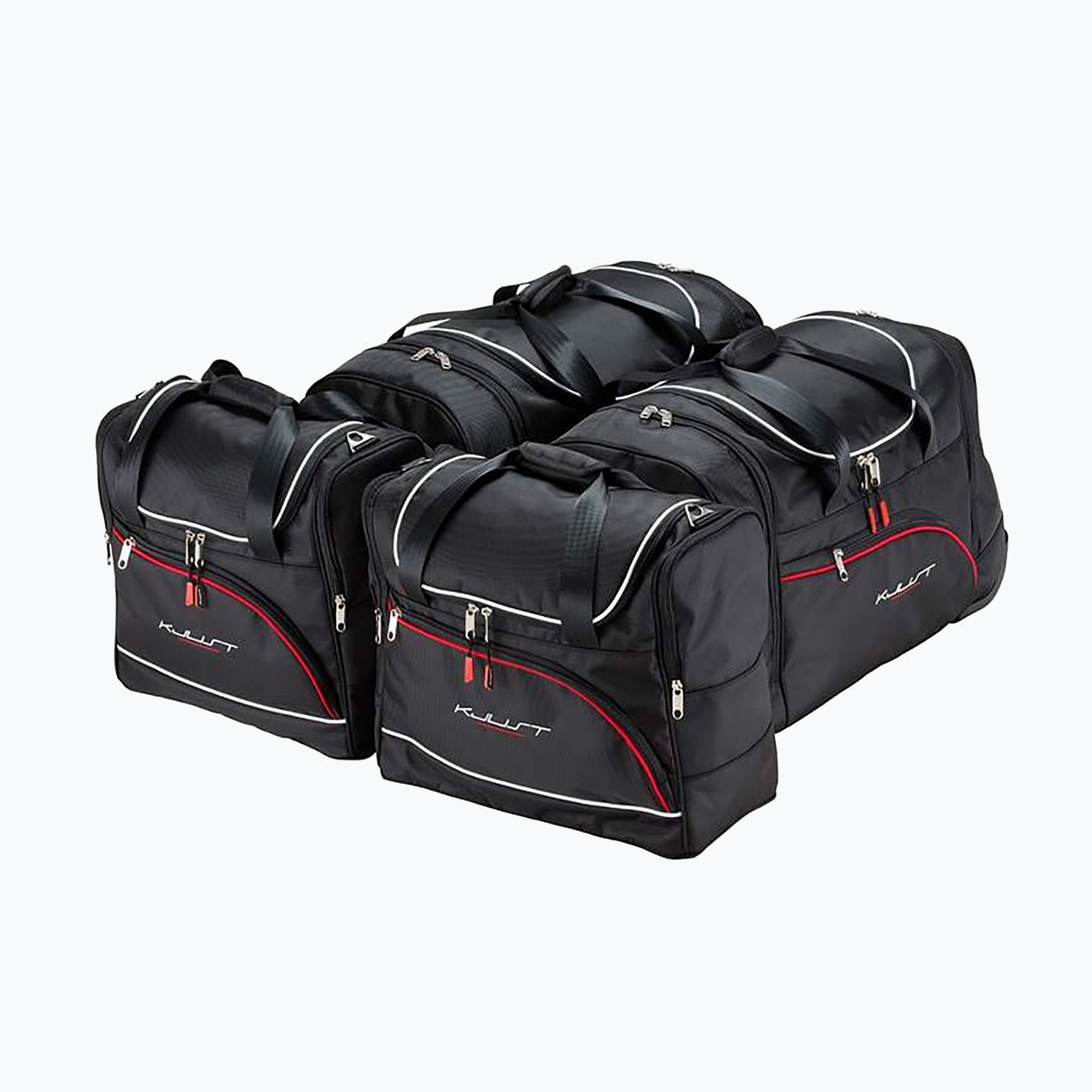 Set di borse per bagagliaio KJUST Hyundai I40 Limousine 2011-2018 4 pezzi nero (Hyundai I40 Limousine 7018018)