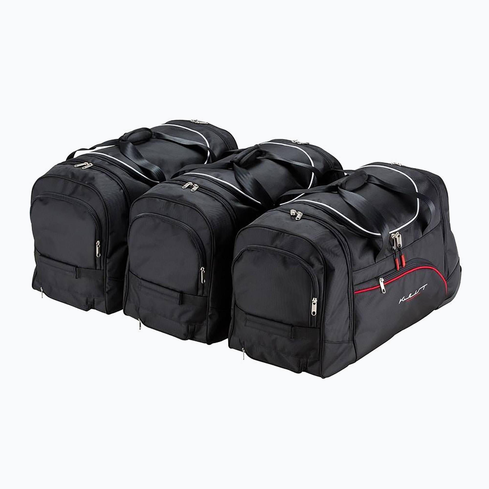 KJUST Suzuki Vitara Mhev 2020+ Set di 3 borse da viaggio nere.