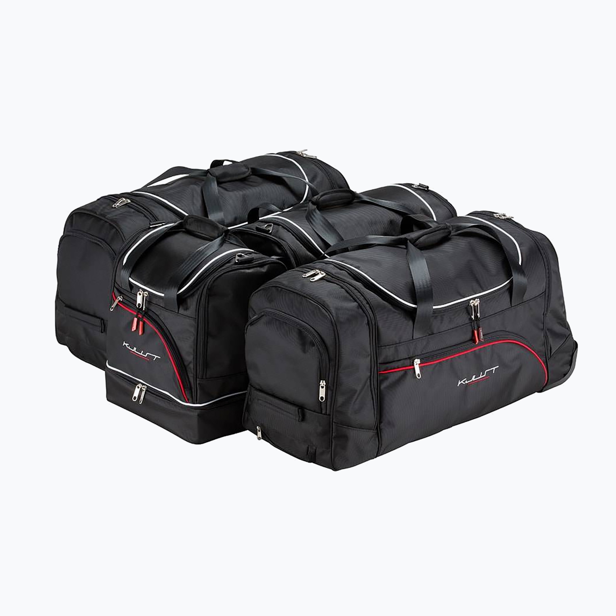 KJUST Hyundai Kona 2023+ set di borse portapacchi nere da 4 pezzi (Hyundai Kona 7018051)