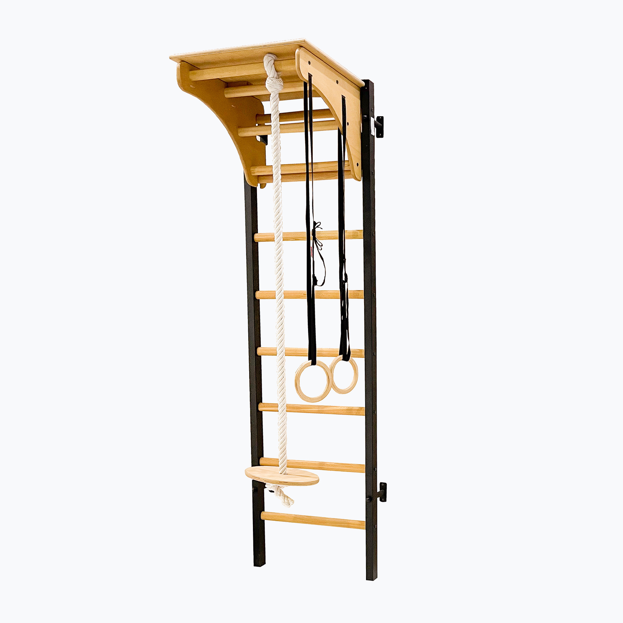 Scala da ginnastica BenchK nera BK-212B+A076 (230 x 67 cm) (BK-212B+A076)