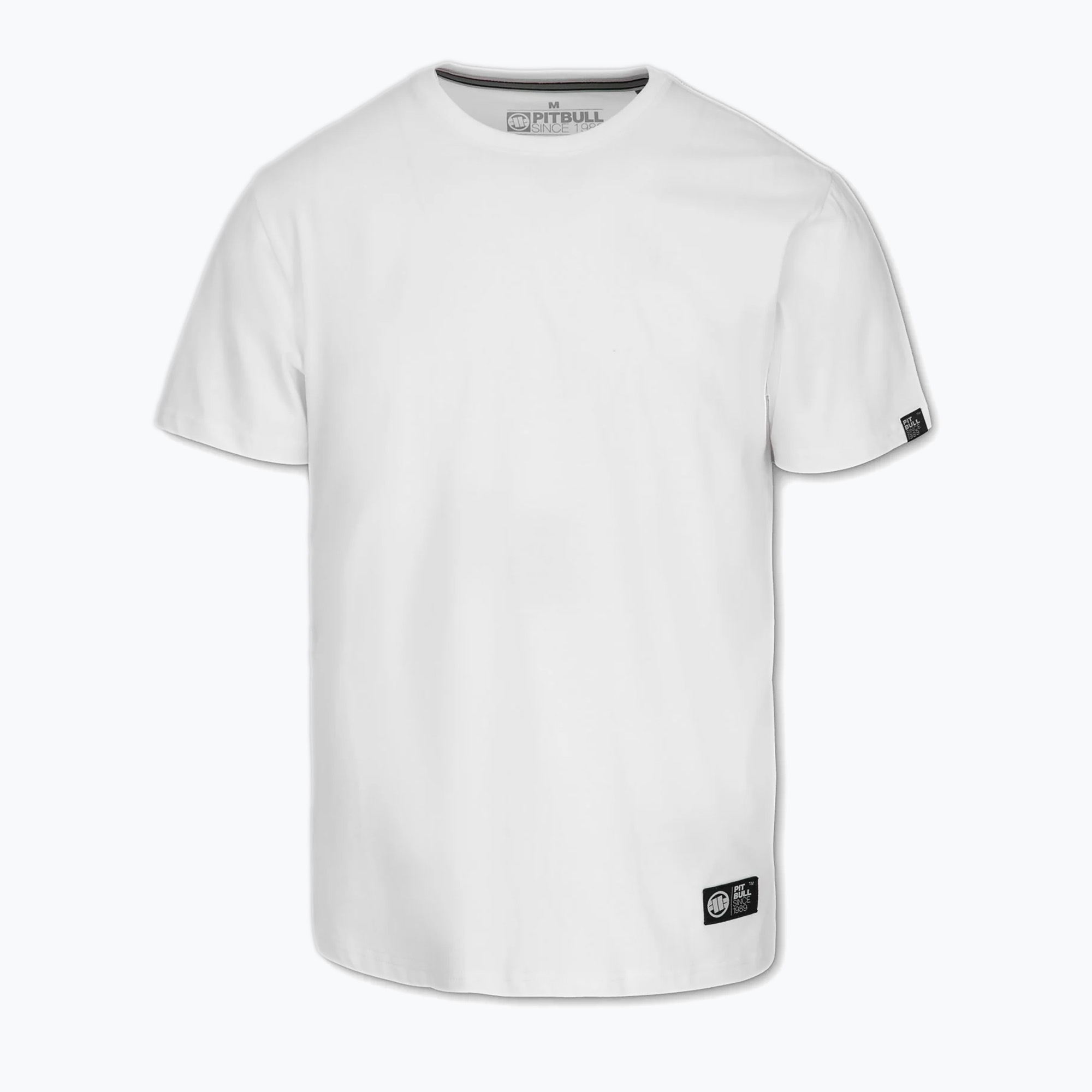 Maglietta Pitbull No Logo da uomo, bianco (S) (No Logo 210300000102)