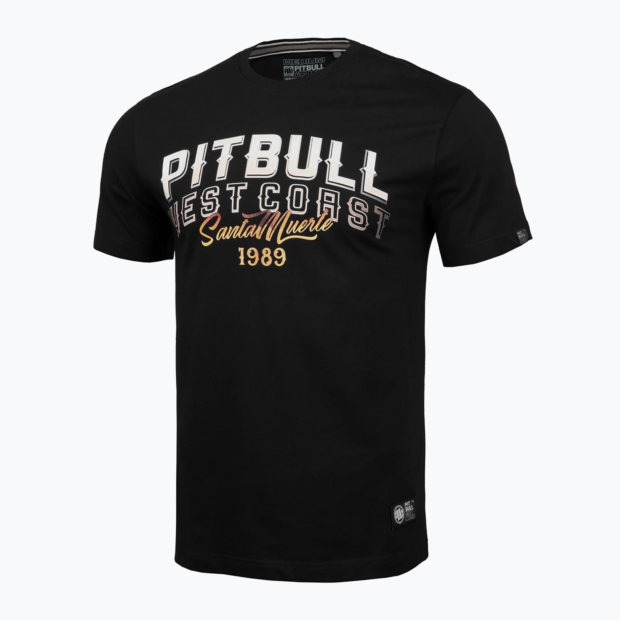 Maglietta Pitbull Santa Muerte uomo nero (XL) (Santa Muerte 210344900001)