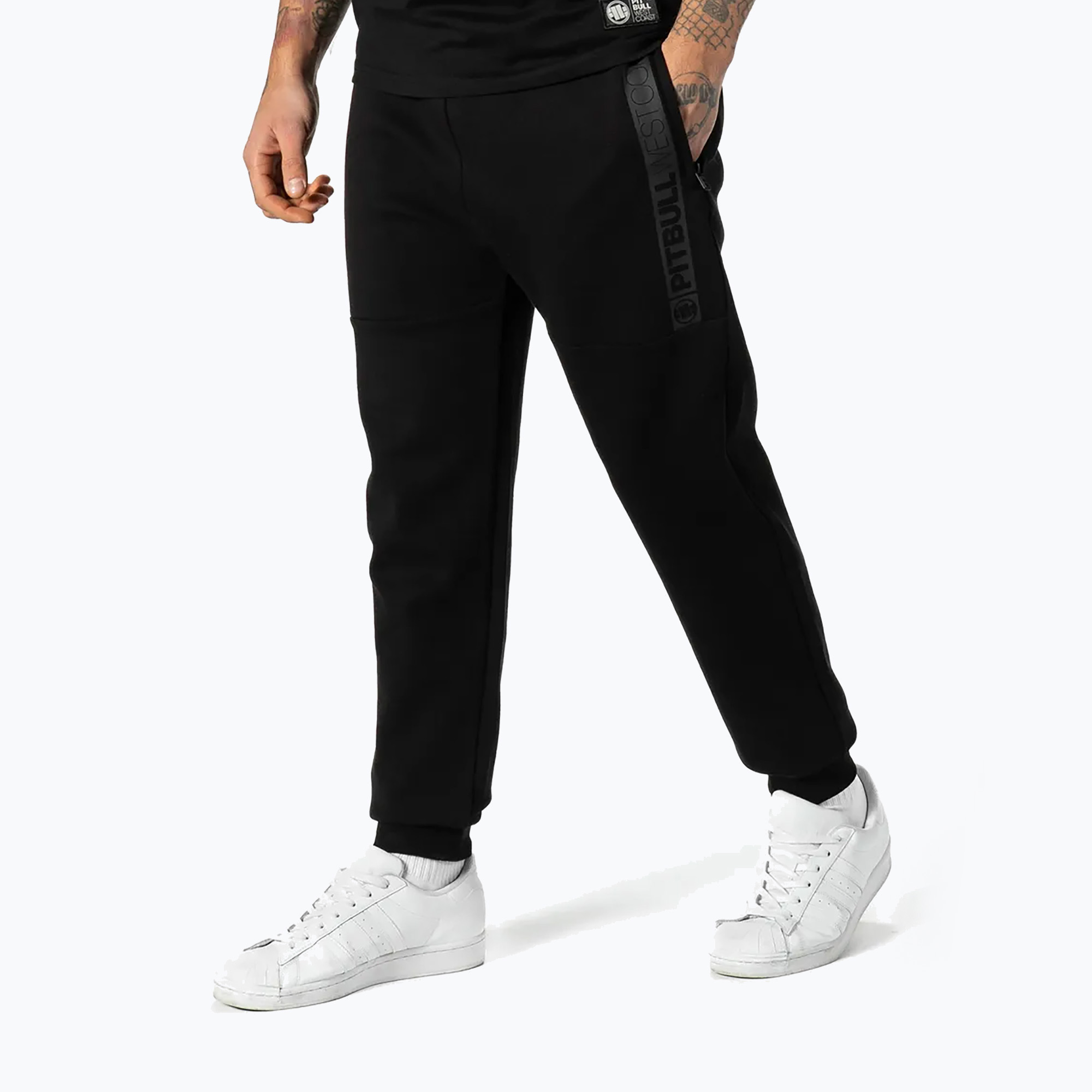 Pantaloni Pitbull West Coast da uomo Saturn nero (XXL) (Saturn 163003900002)