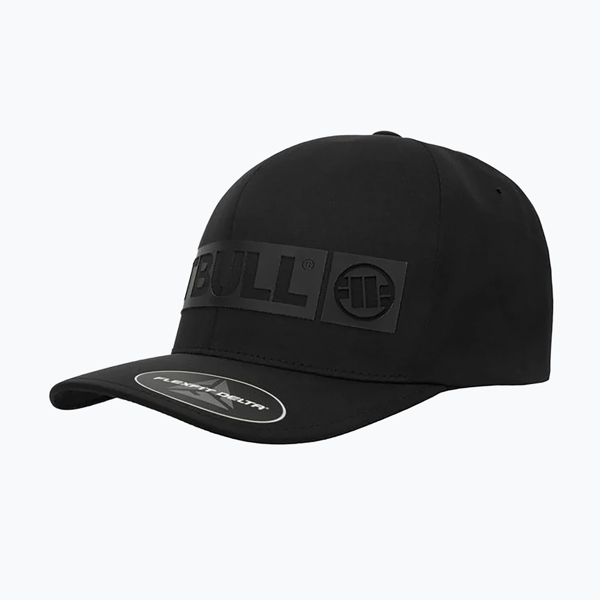 Cappello completo Pitbull,,Hilltop" Stretch Fitted nero (S-M) (Full Cap ,,Hilltop" Stretch Fitted 623008900002)