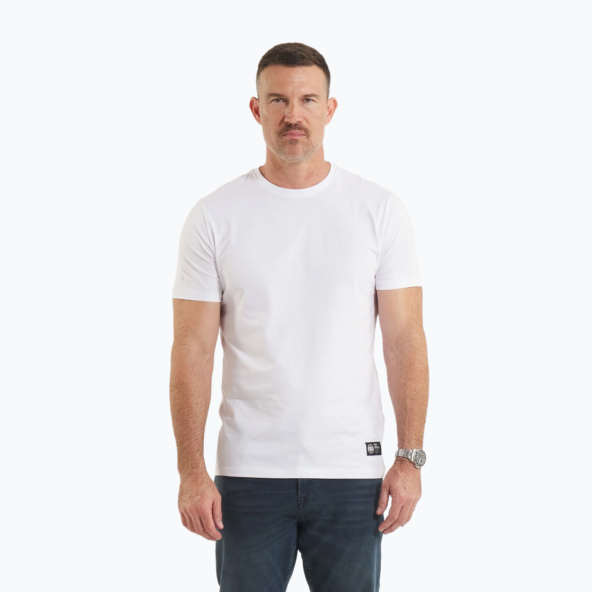 Maglietta No Logo Pitbull West Coast uomo bianco (XL) (No Logo 213012000102)