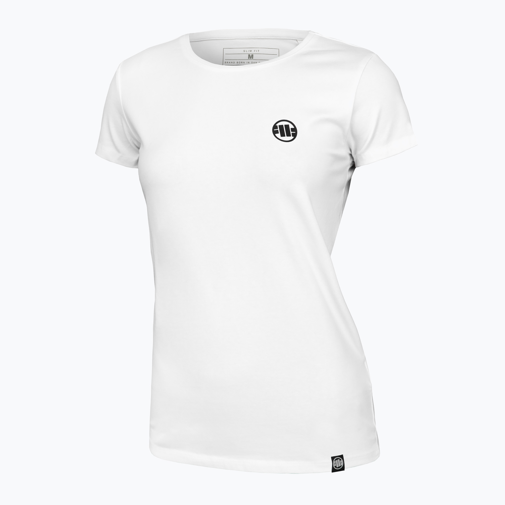 Maglietta Pitbull West Coast donna Logo piccolo bianco (XS) (Small Logo 213018000103)