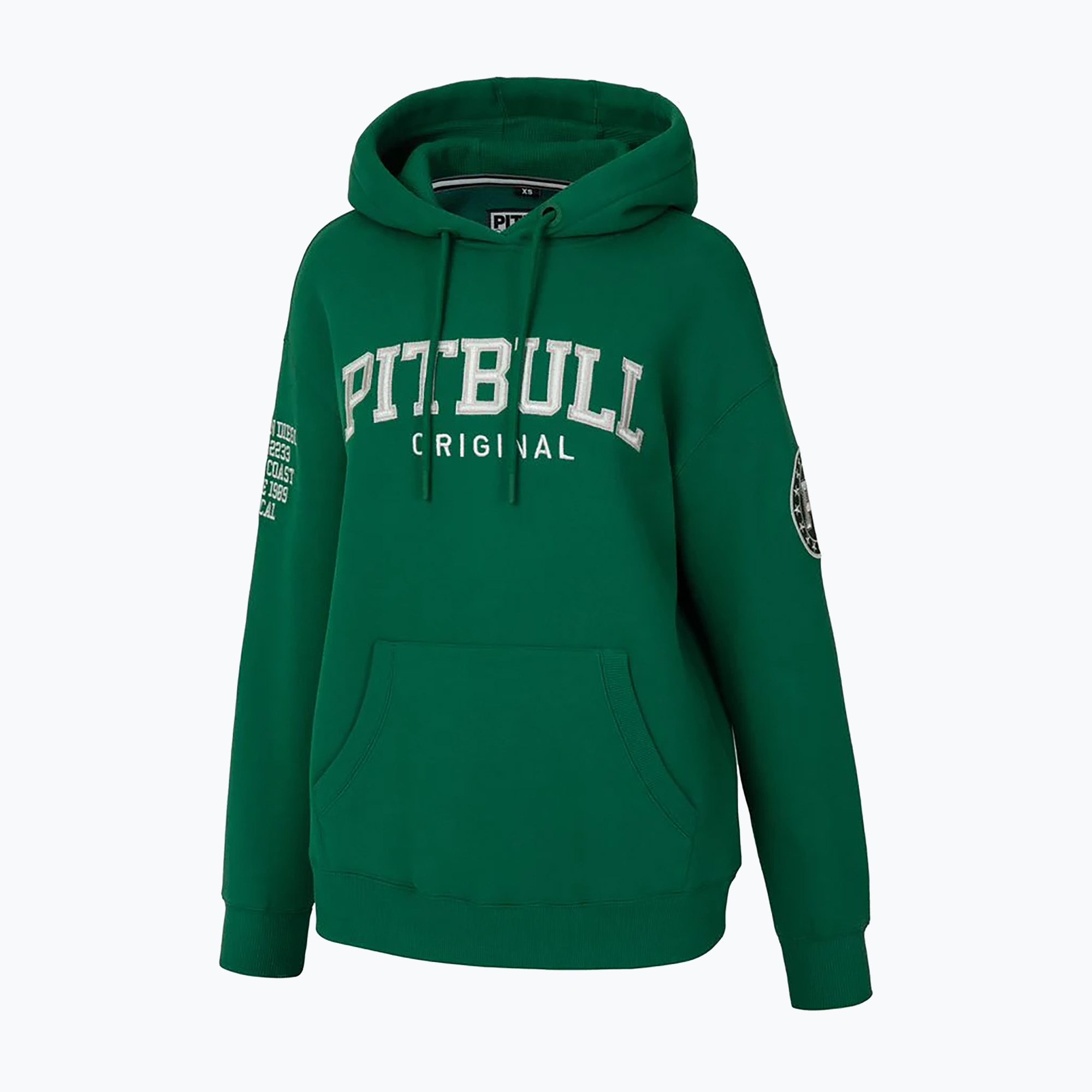 Felpa da donna Pitbull Tyrian con cappuccio verde (L) (Tyrian Hooded 174010370001)