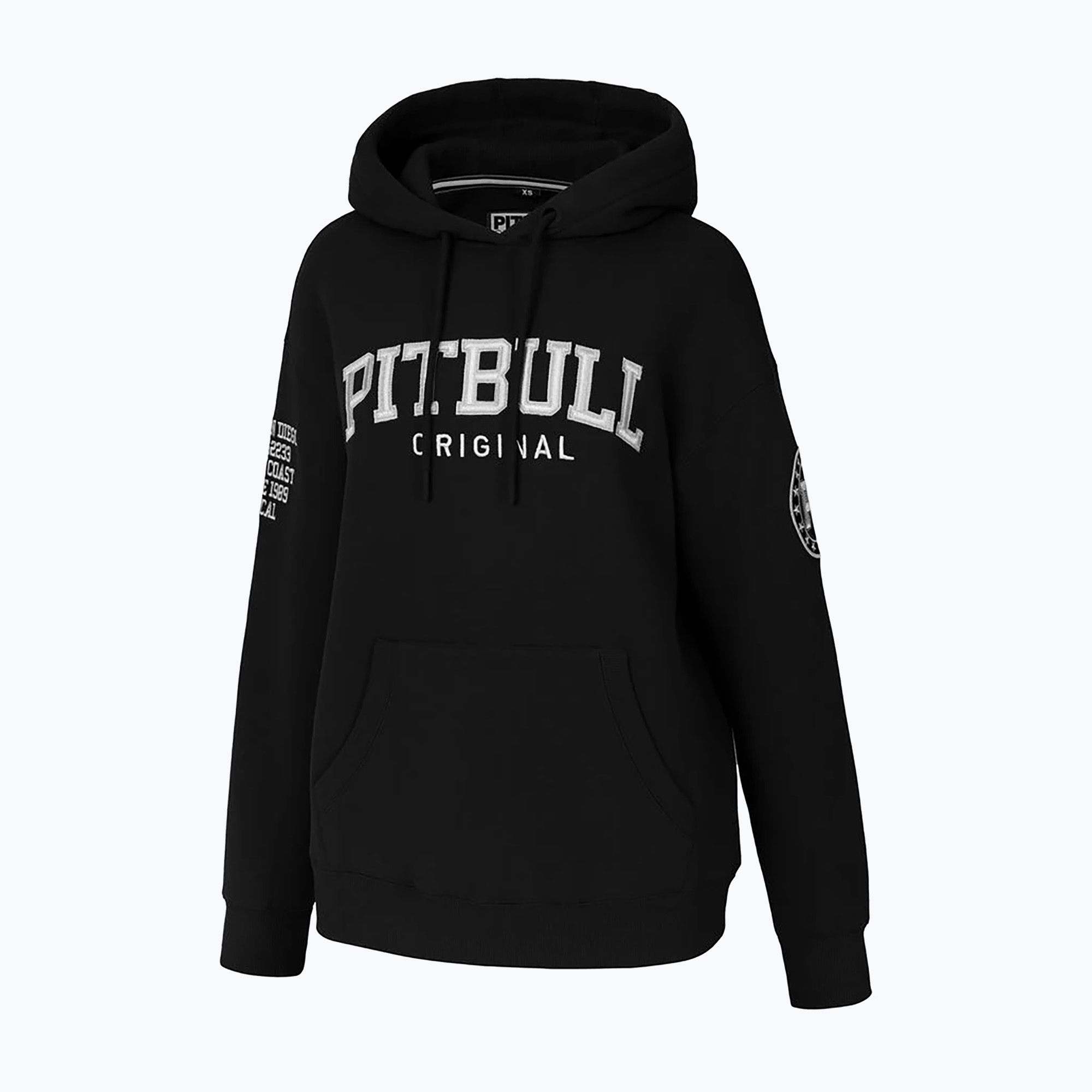 Felpa da donna Pitbull Tyrian con cappuccio nero (S) (Tyrian Hooded 174010900001)