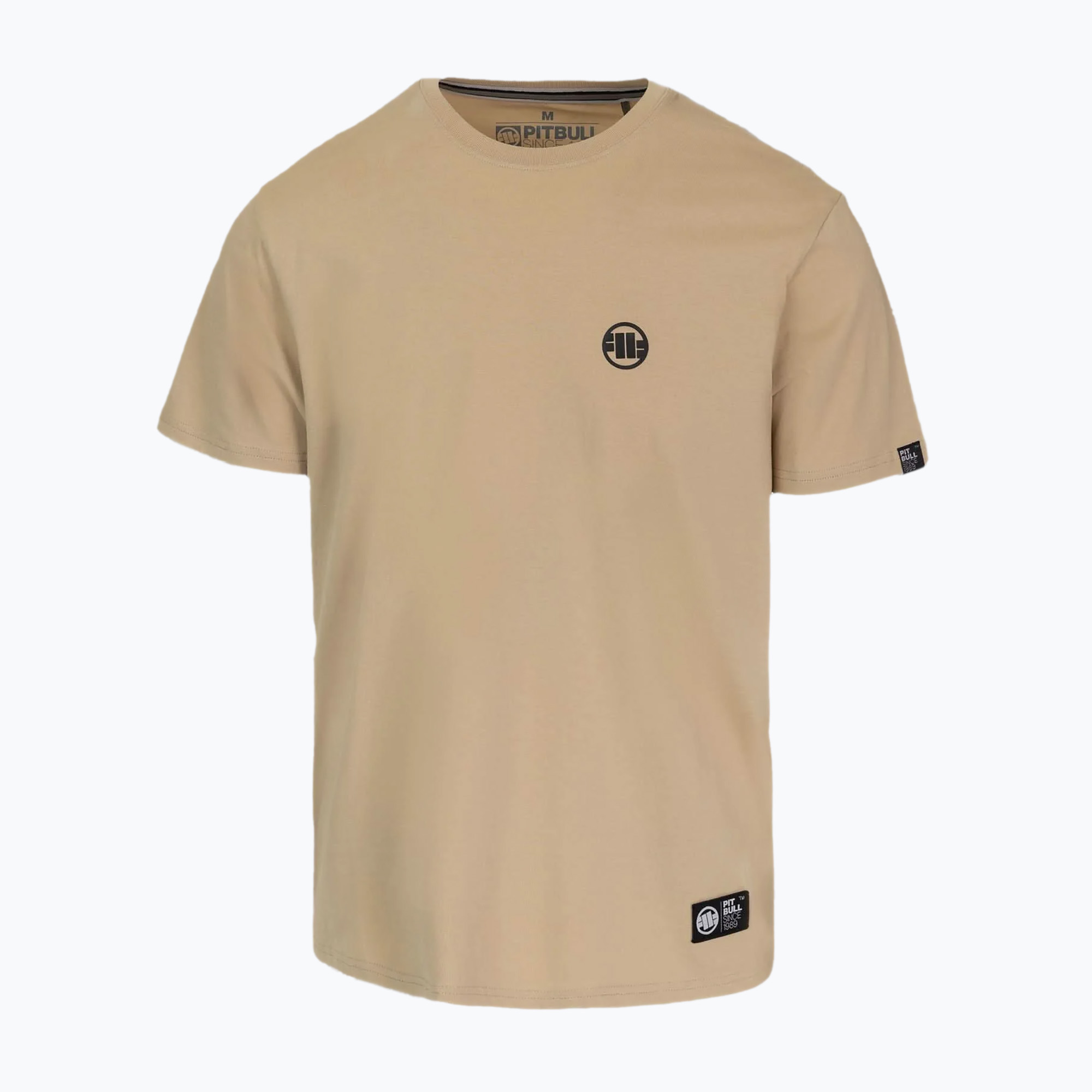 Maglietta Pitbull Small Logo sabbia da uomo
