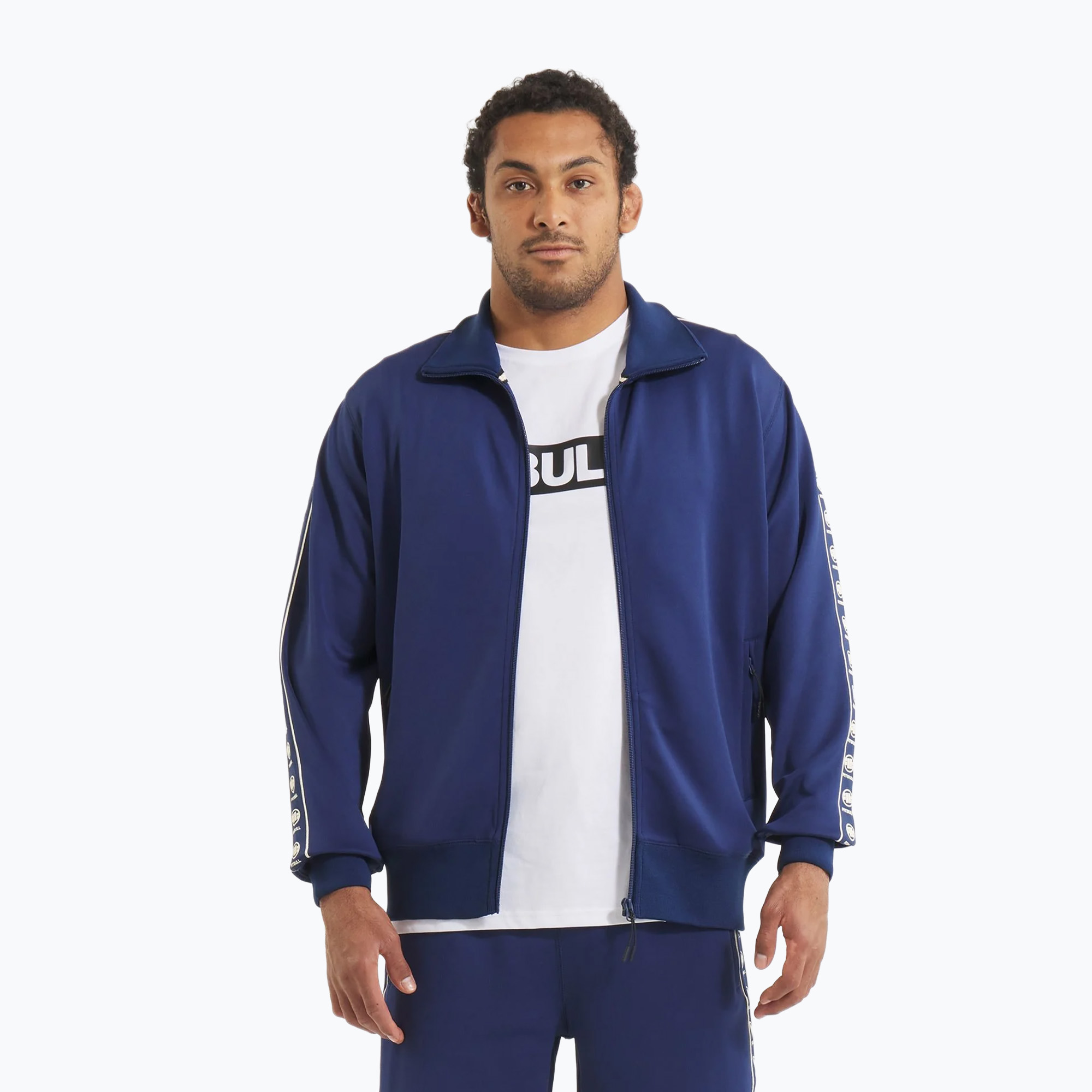 Giacca da allenamento Pitbull da uomo Powers blu royal (XXL) (Track Jacket Powers 145040550001)