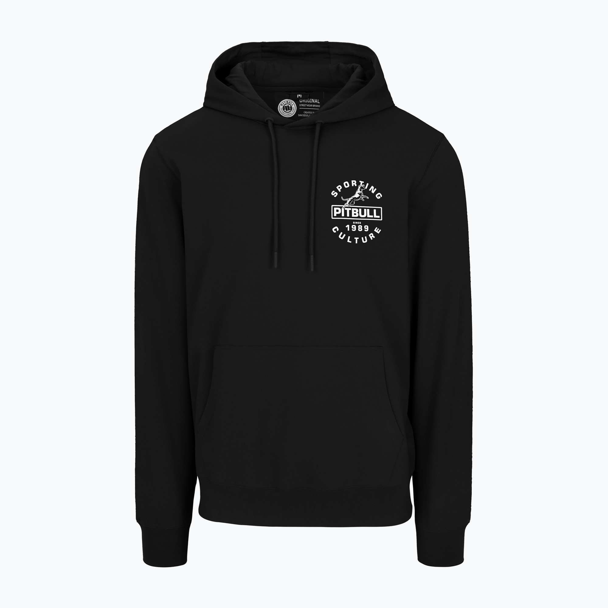 Pitbull Physical Culture Uomo Felpa con cappuccio nero (S) (Physical Culture Hooded Sweatshirt 125045900003)