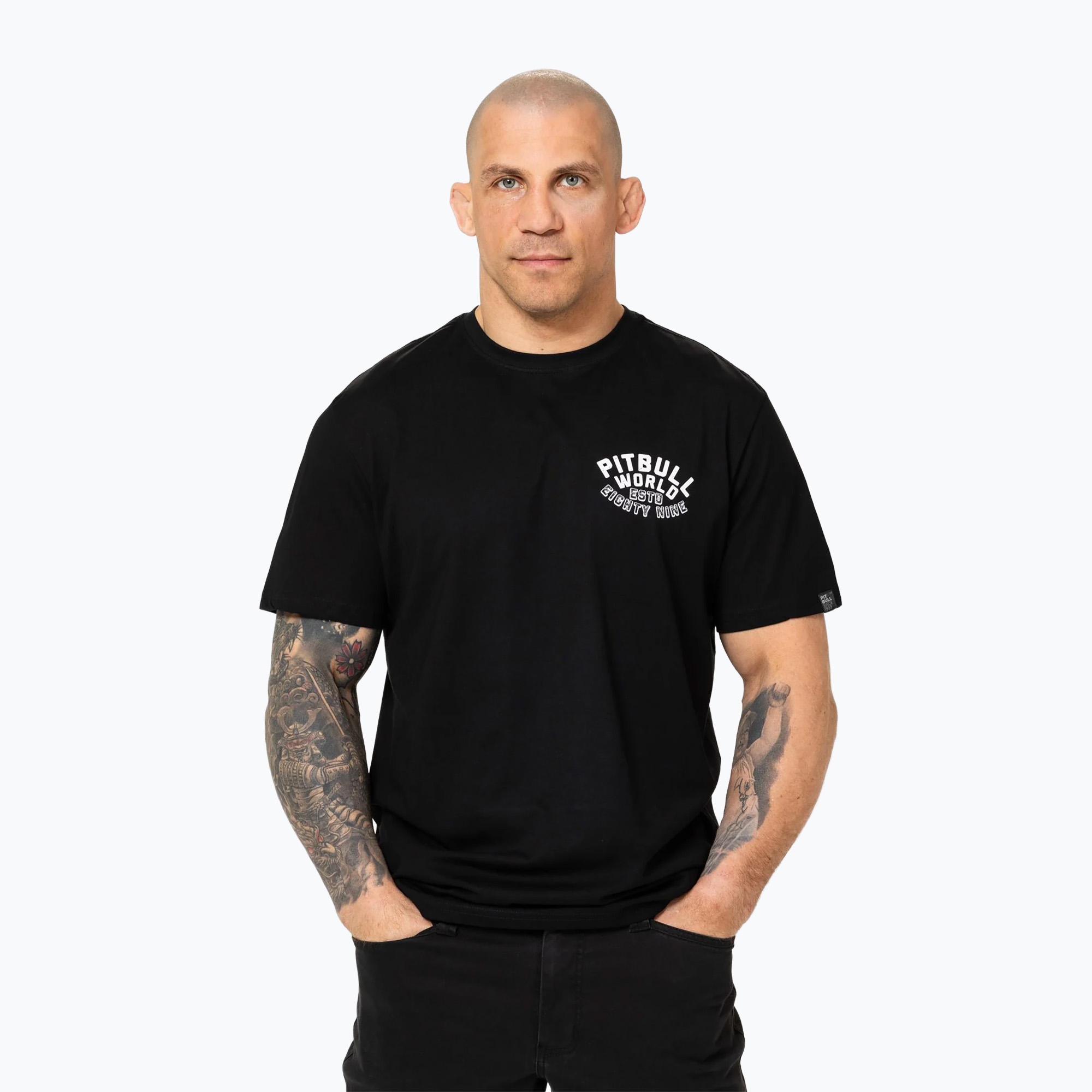 Maglietta Pitbull Hero uomo nero (S) (Hero 215171900005)