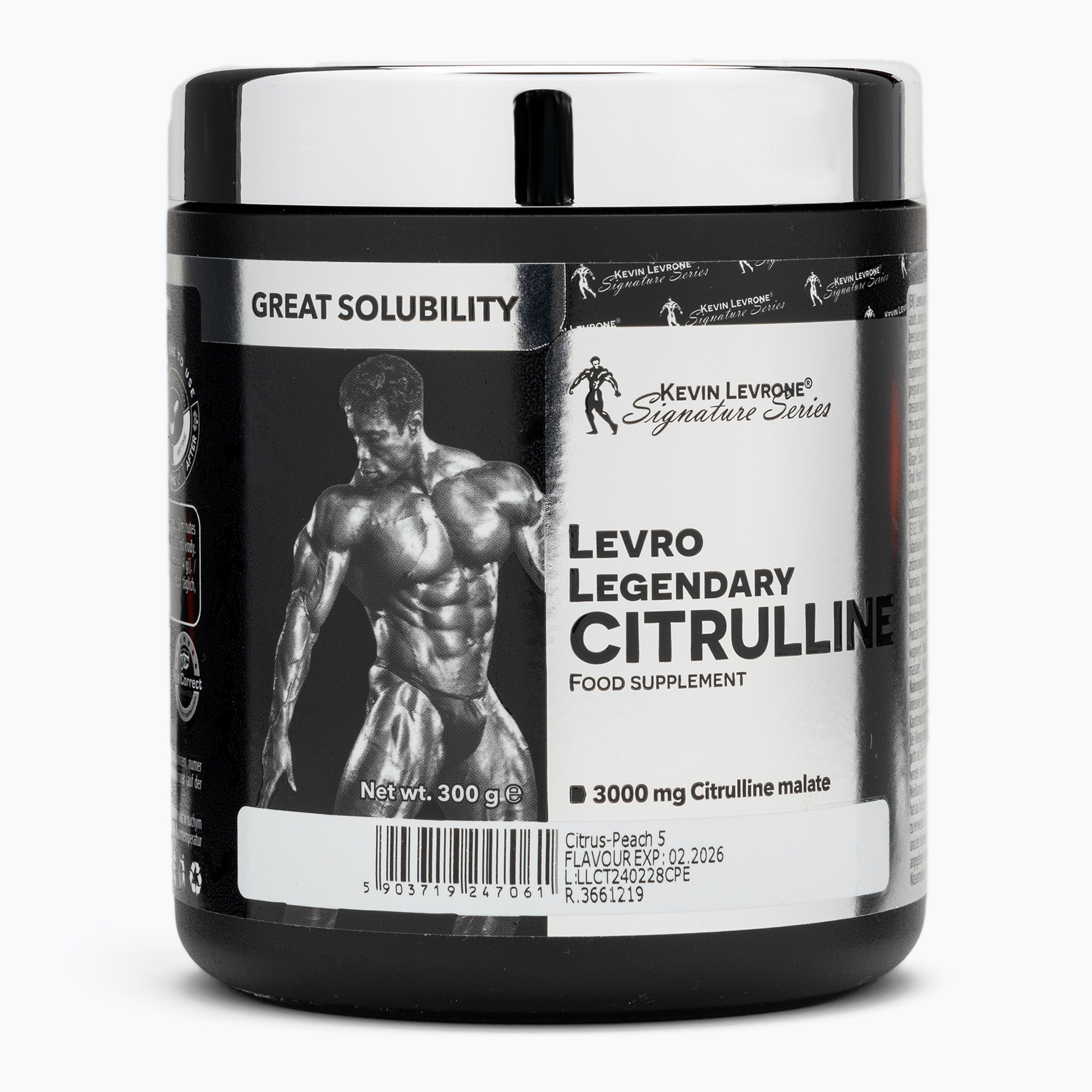 Aminoacidi Fitness Authority Levrone Levrole Citrullina 300 g agrumi/pesca (300 g) (Levrone Levrole Citrulline KL-KLP001516R1.1)