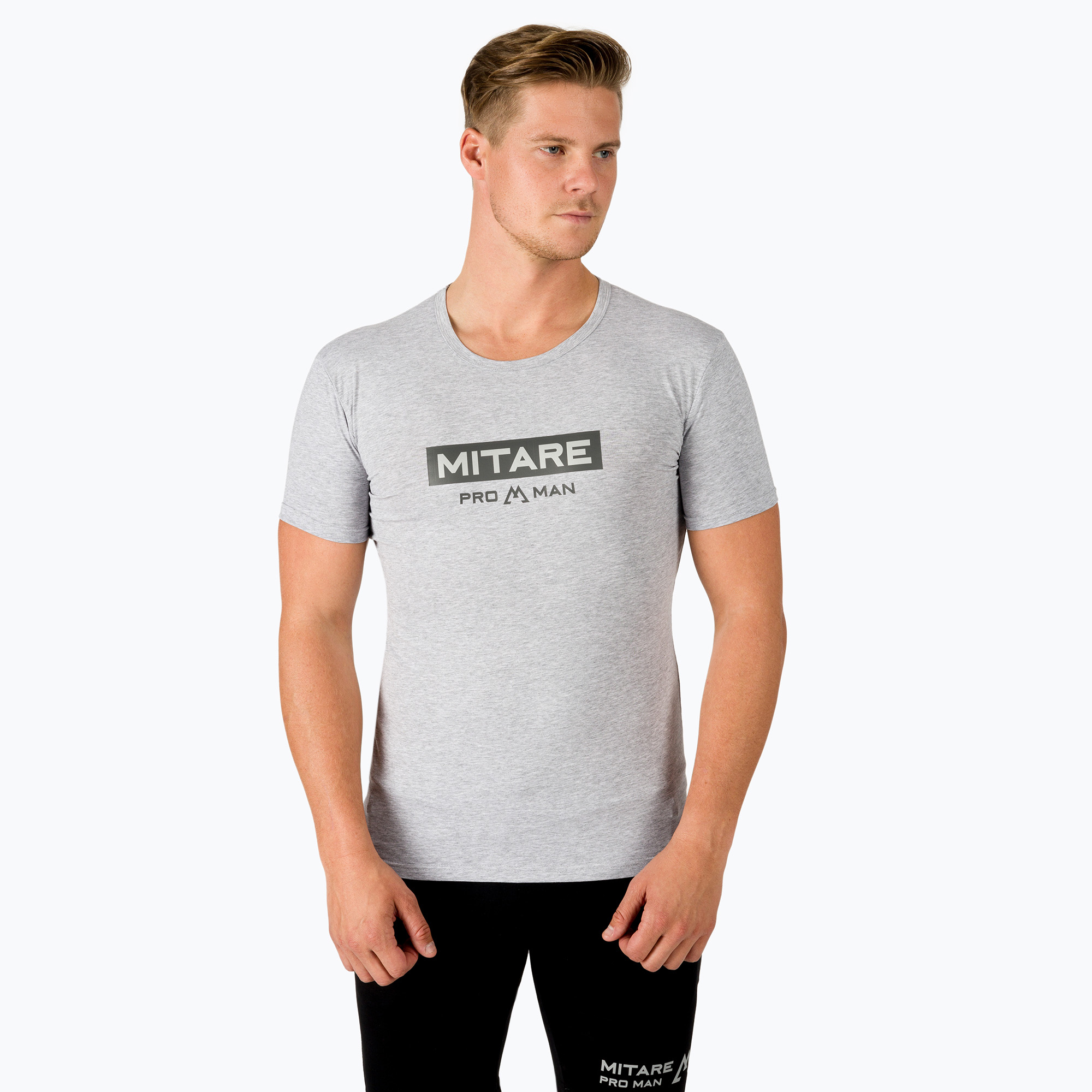 Maglietta MITARE da uomo K093 PRO grigio chiaro (M) (PRO K093)