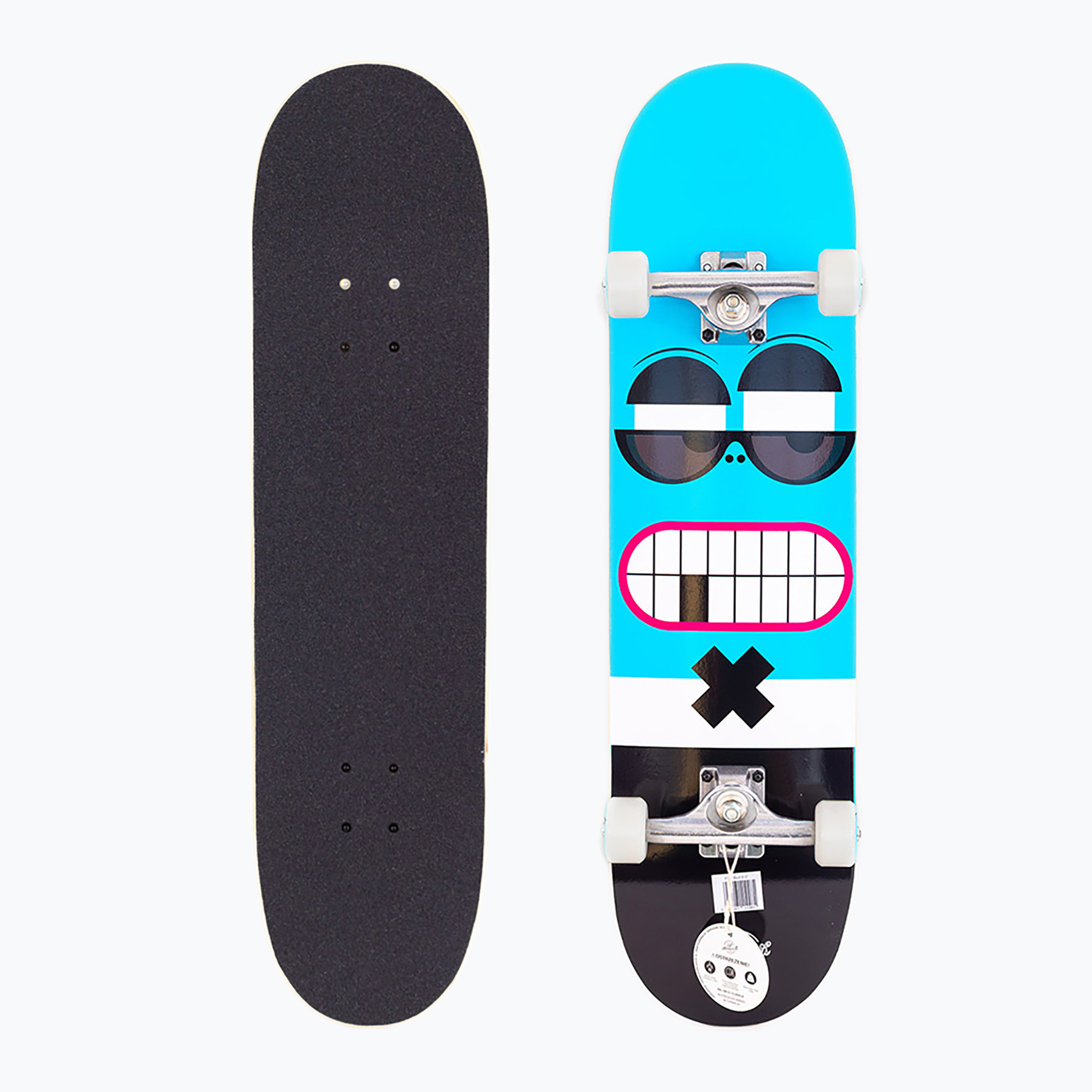 Fish Skateboards Pro Bart 8.0" skateboard classico (Pro Bart 8.0" SKATE-PRO-BAR-BLU-PK)