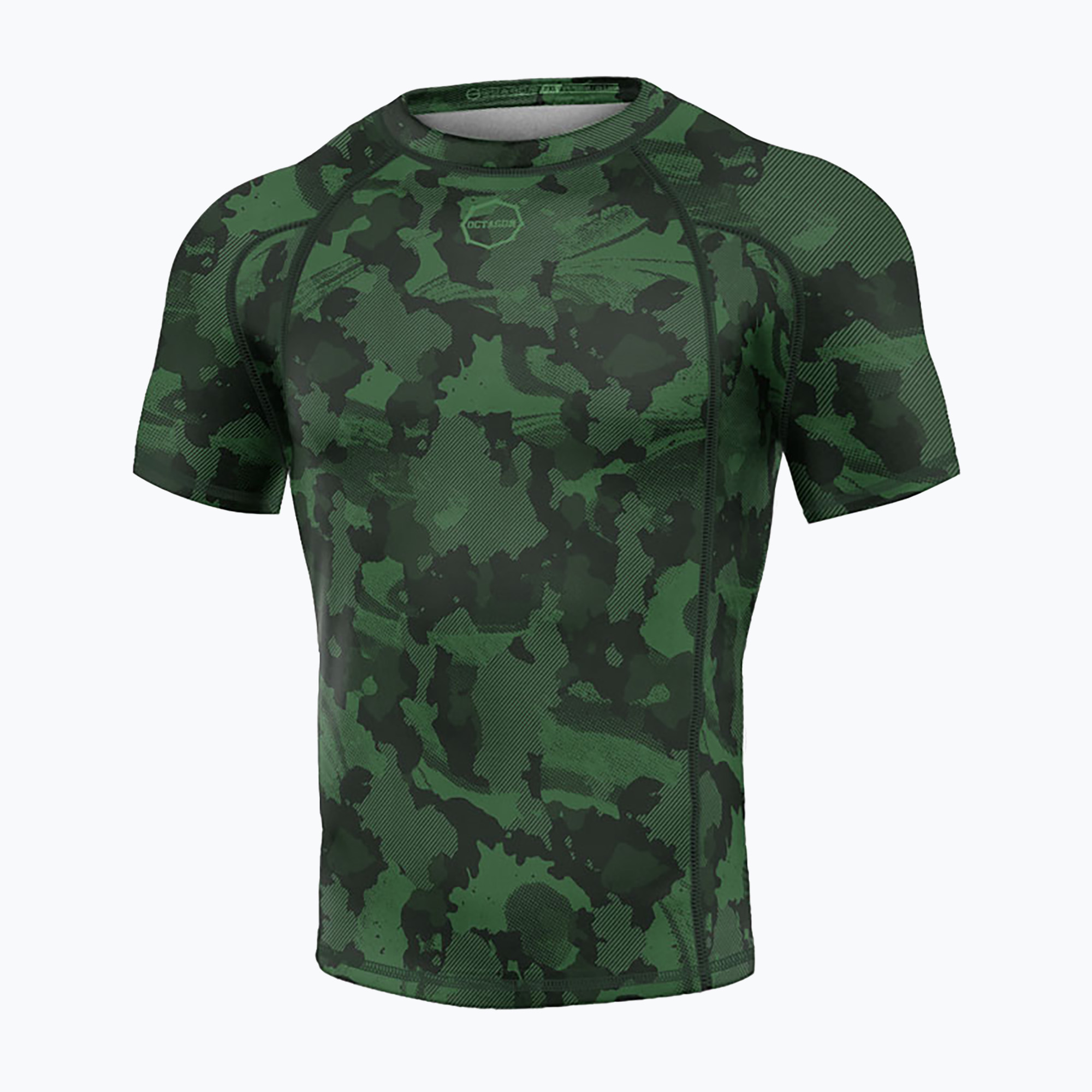 Rashguard Octagon Premium Camo Forest kaki da uomo (XXL) (Premium Camo Forest 10244-R)