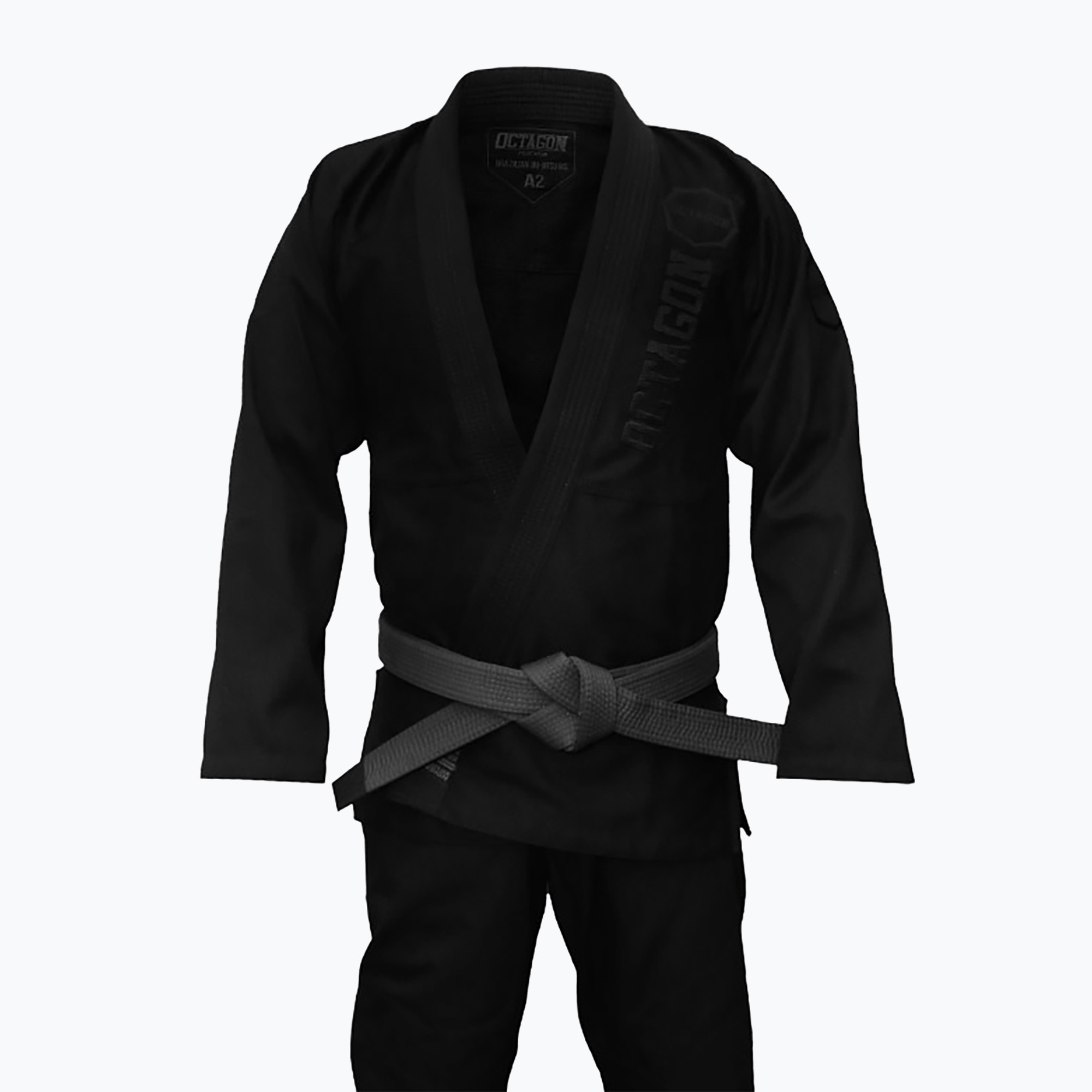 GI per la cuffia da uomo da jiu-jitsu brasiliano Octagon Caption nero/nero (A0) (Caption 6749-PKv)