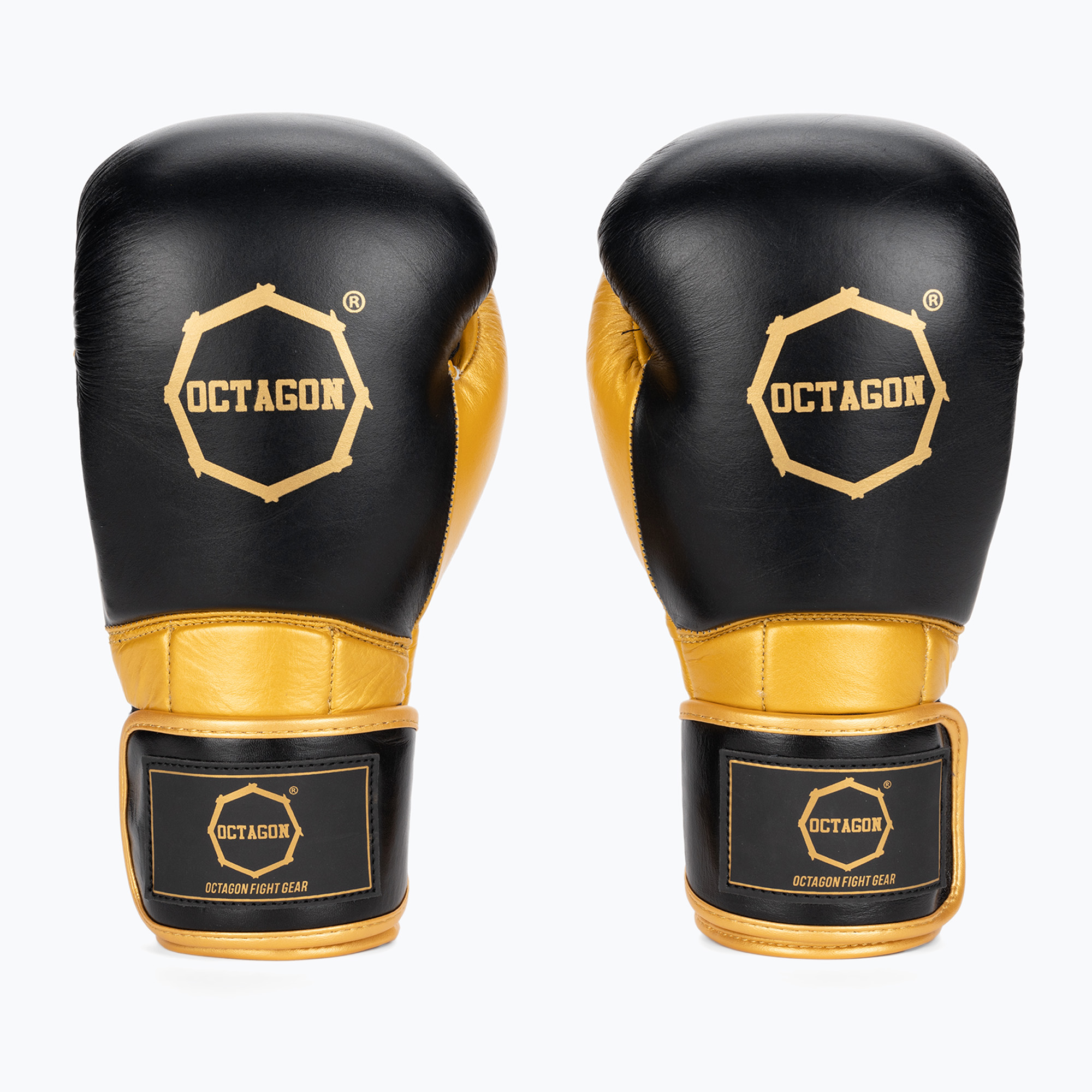Guantoni da boxe Octagon Prince nero/oro (16) (Prince 6985-PRB)