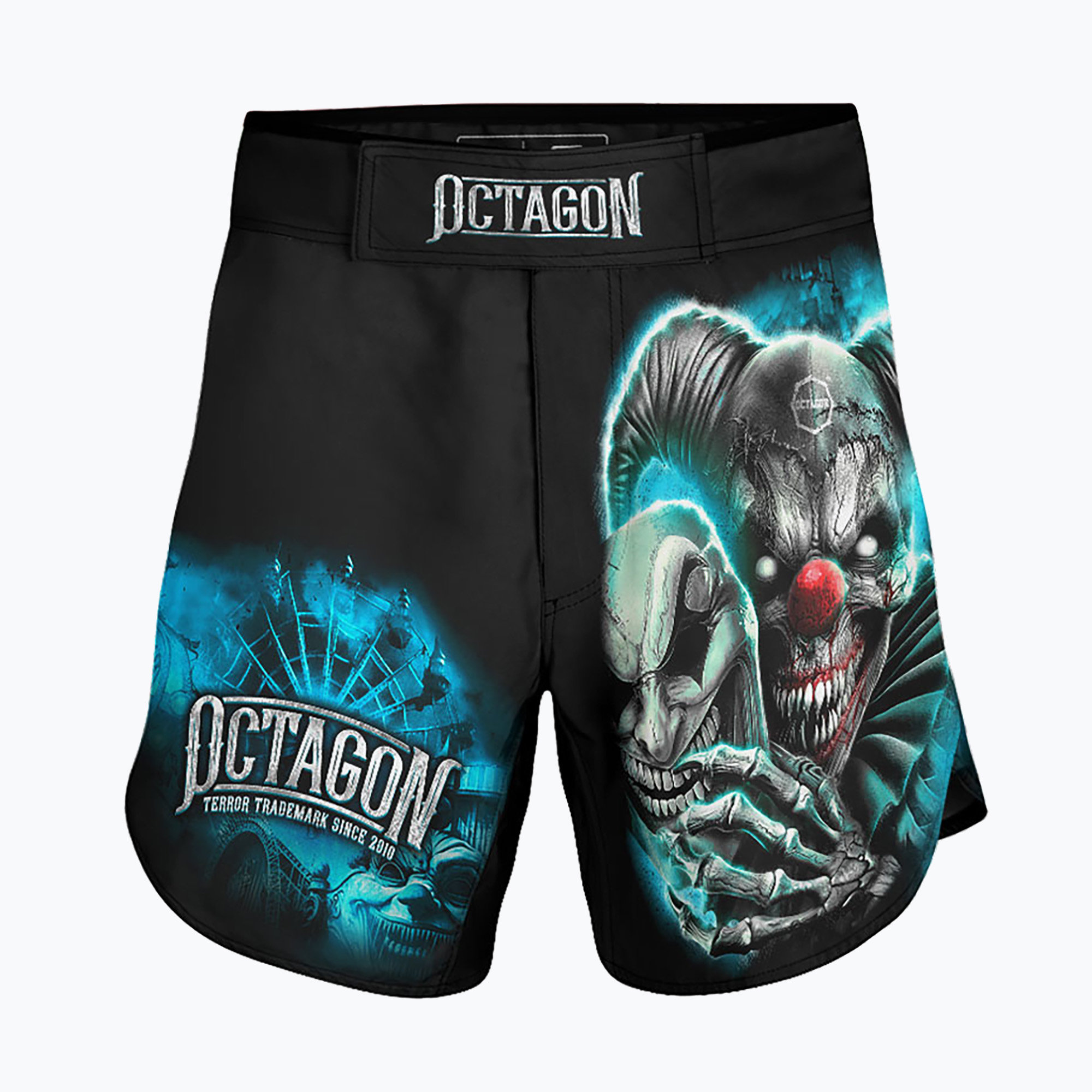 Pantaloncini da allenamento Octagon Theatre of Terror 2 MMA da uomo nero/multicolore (M) (Theatre of Terror 2 MMA 10127-SM)