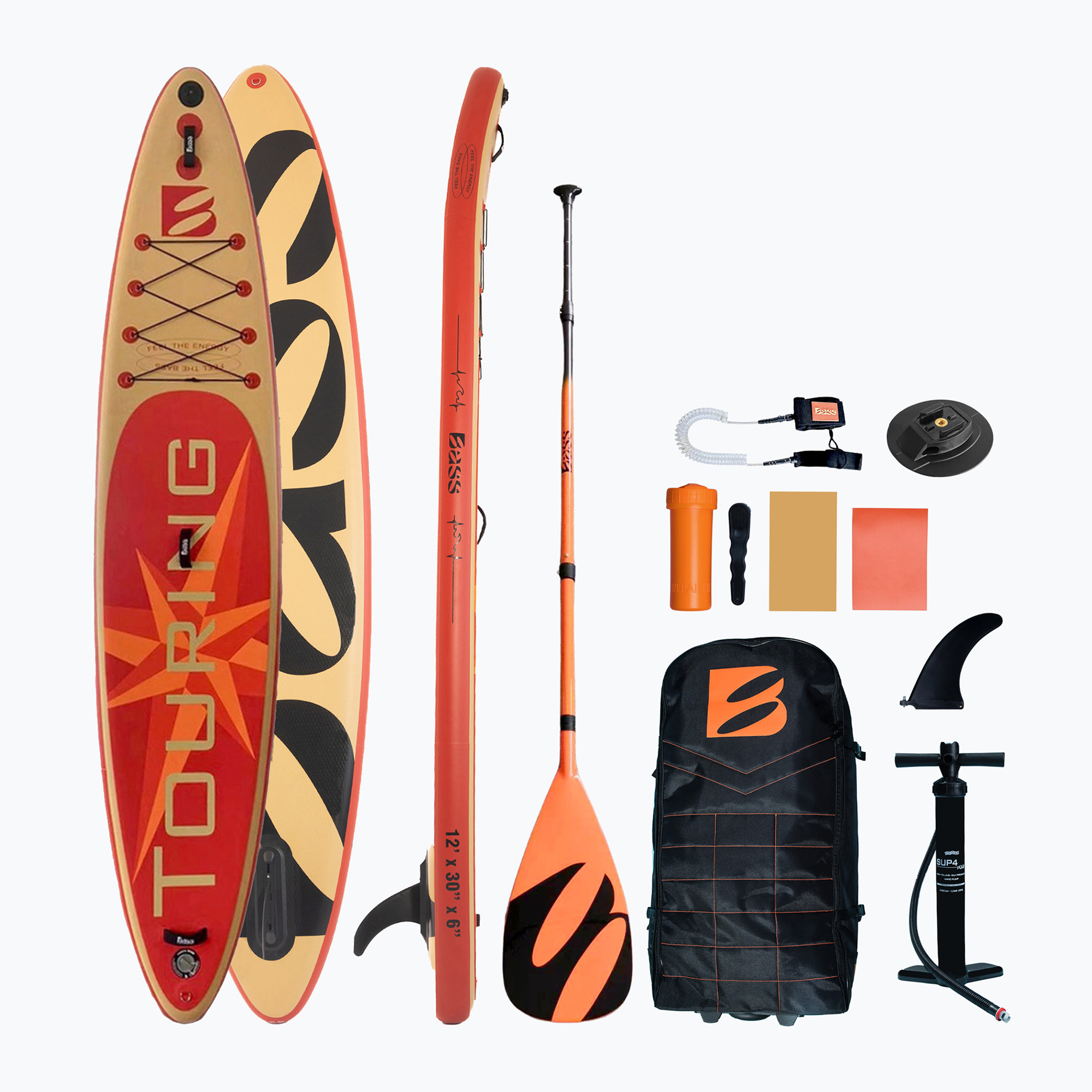 SUP Bass Touring 12'0" LUX + Trip sandy board (366 cm) (Touring 12' LUX + Trip)