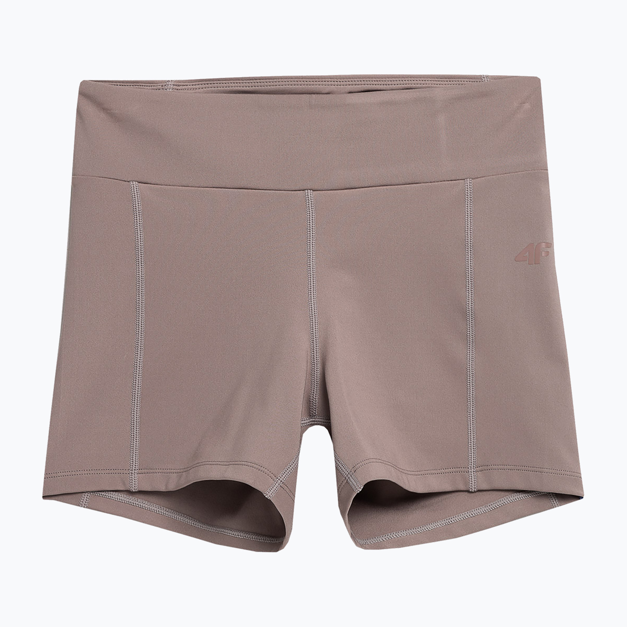 Pantaloncini da yoga da donna 4F F138 marrone chiaro (S) (4FSS23TFSHF138-82S)