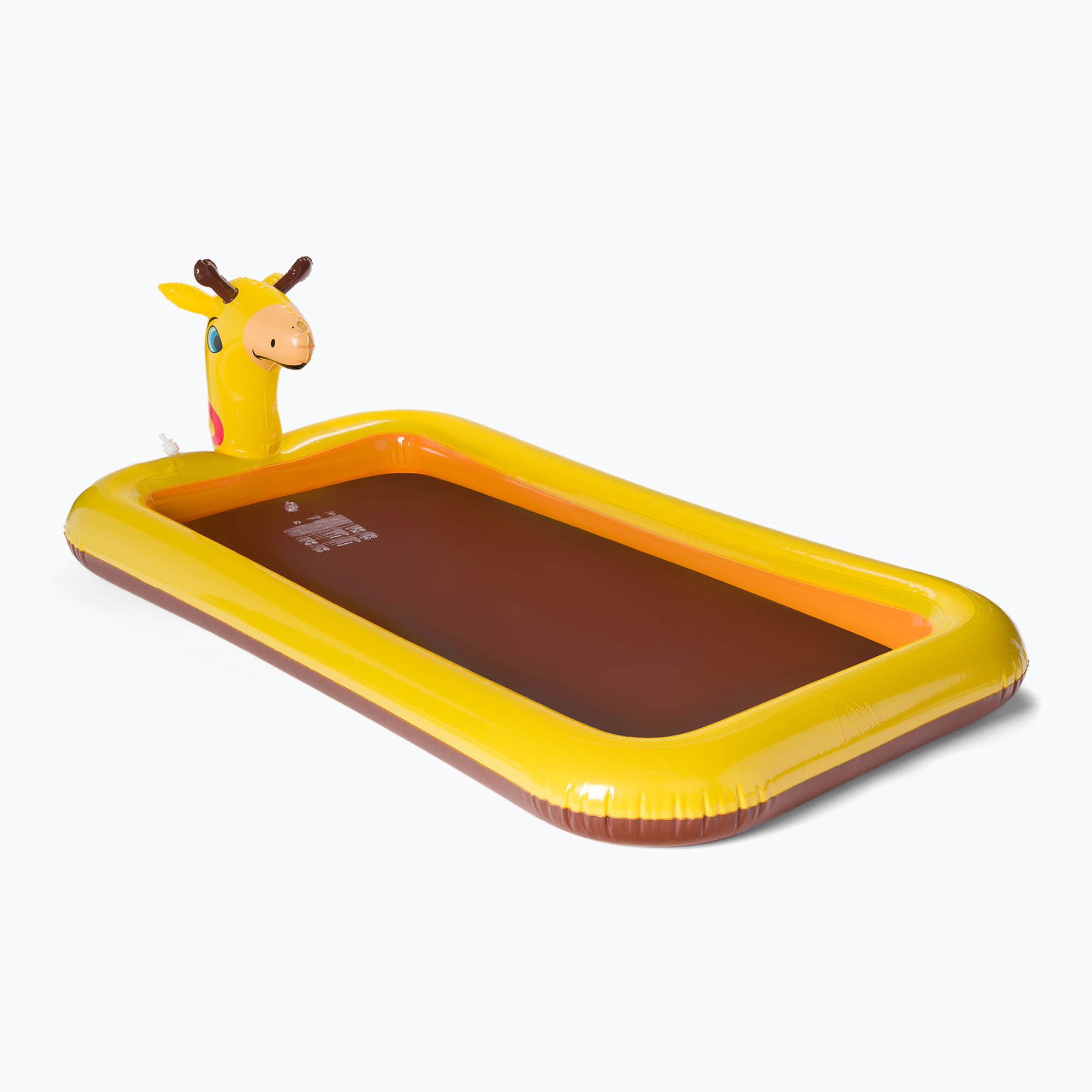 Piscina per bambini con fontana AQUASTIC ASP-180G 200 cm giallo (200 x 110 x 19 cm) (ASP-180G)