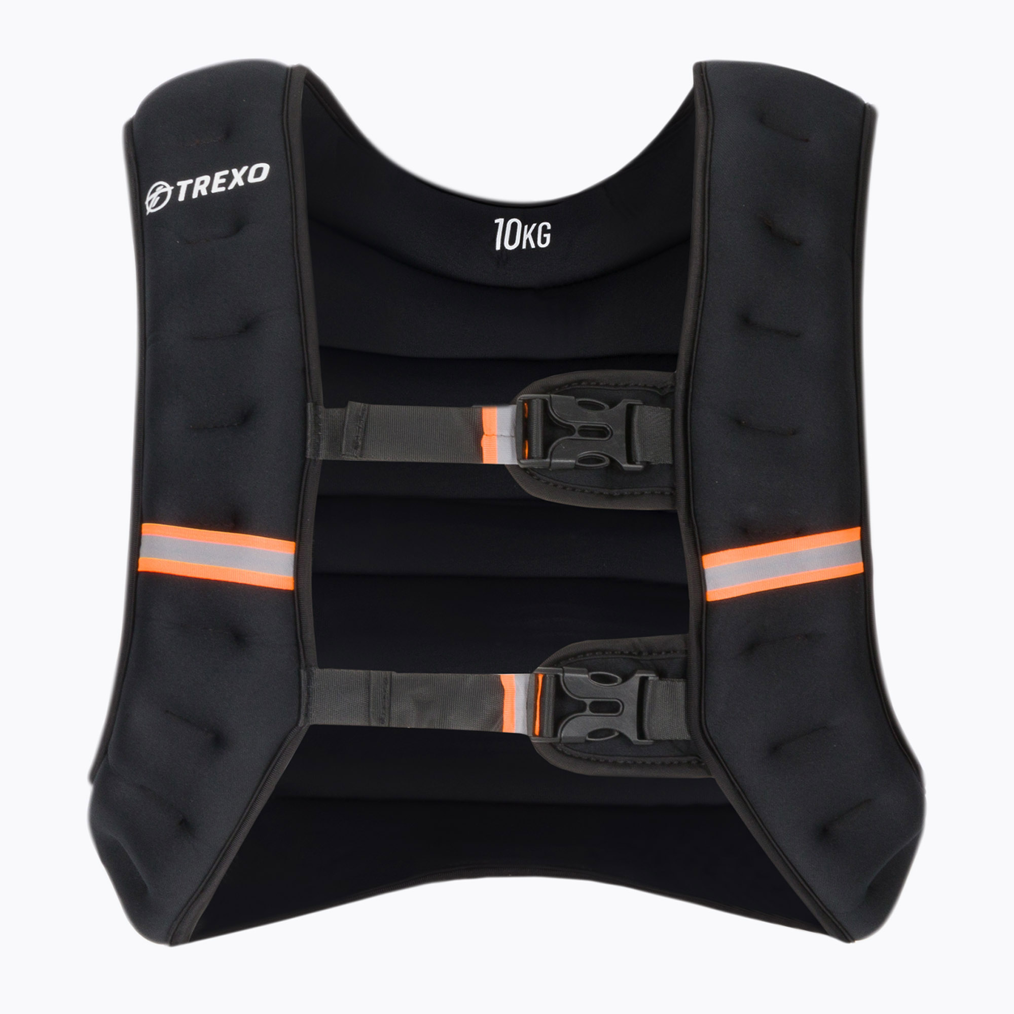 TREXO WV-10 Gilet per allenamento con i pesi da 10 kg nero (10 kg) (WV-10)