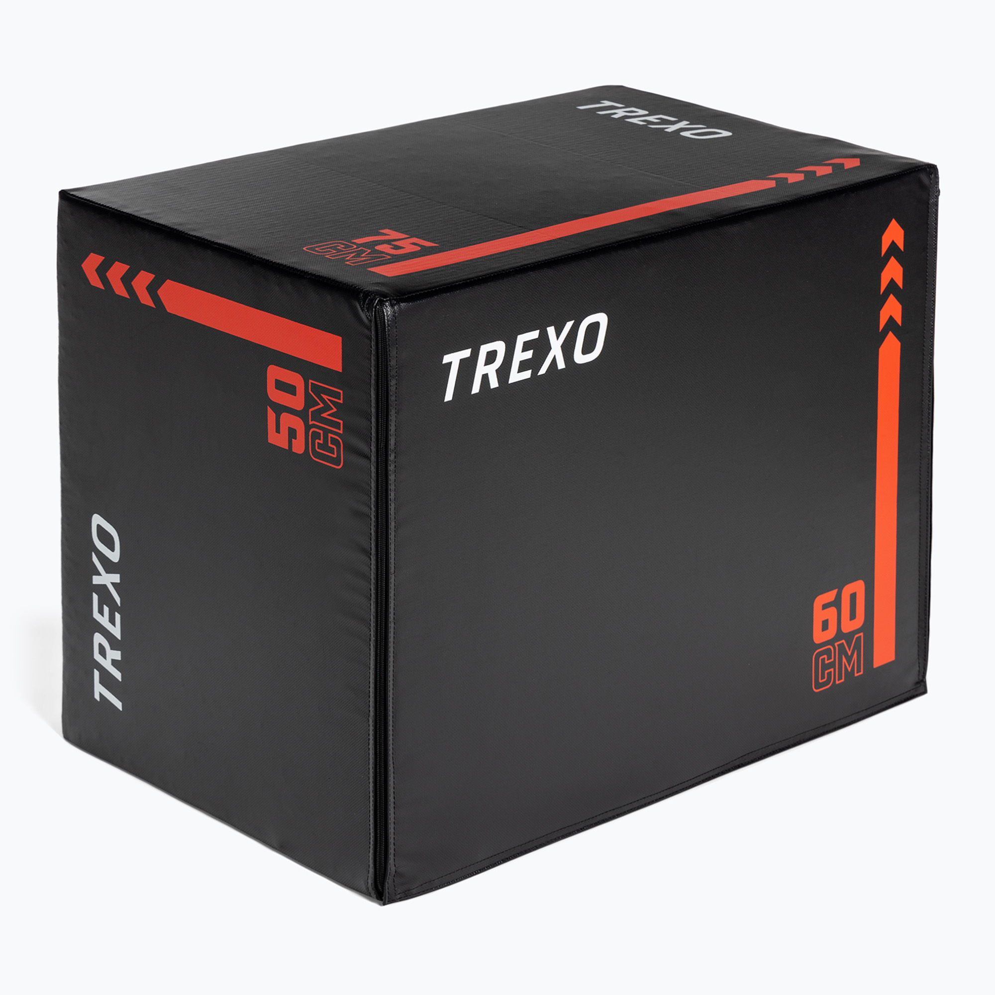 TREXO TRX-PB08 Box pliometrico da 8 kg nero (50 x 60 x 75 cm) (TRX-PB08)