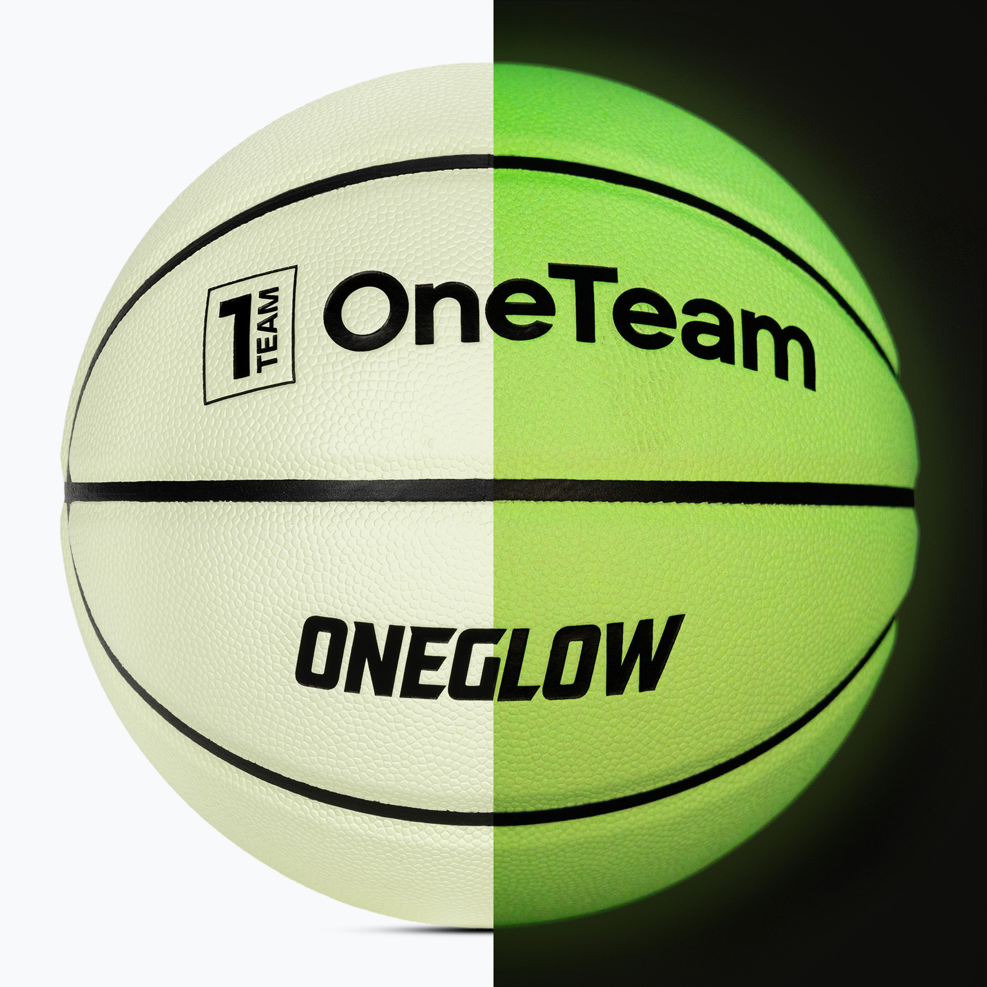 Pallacanestro OneTeam Nero luminescente (7) (Luminescencyjna OT-BB01L)