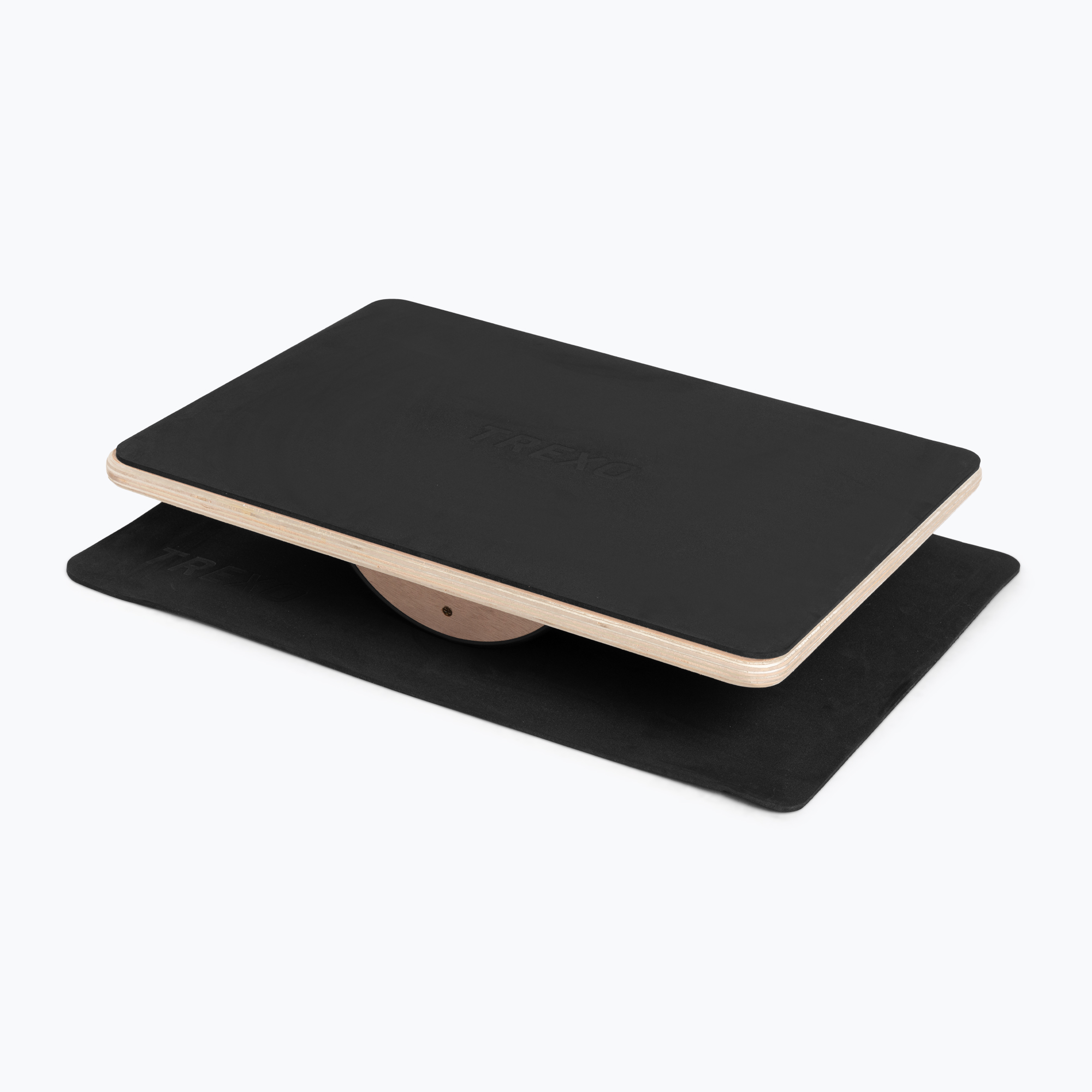 Tavola d'equilibrio + tappetino TREXO PP01 nero (50 x 36 x 8 cm) (PP01)