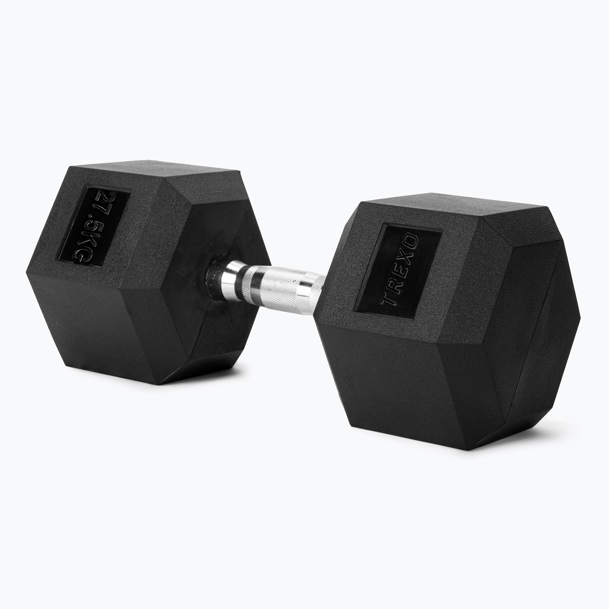 Manubri gommati TREXO Hex 27,5 kg (27.5 kg) (Hex HXD275)